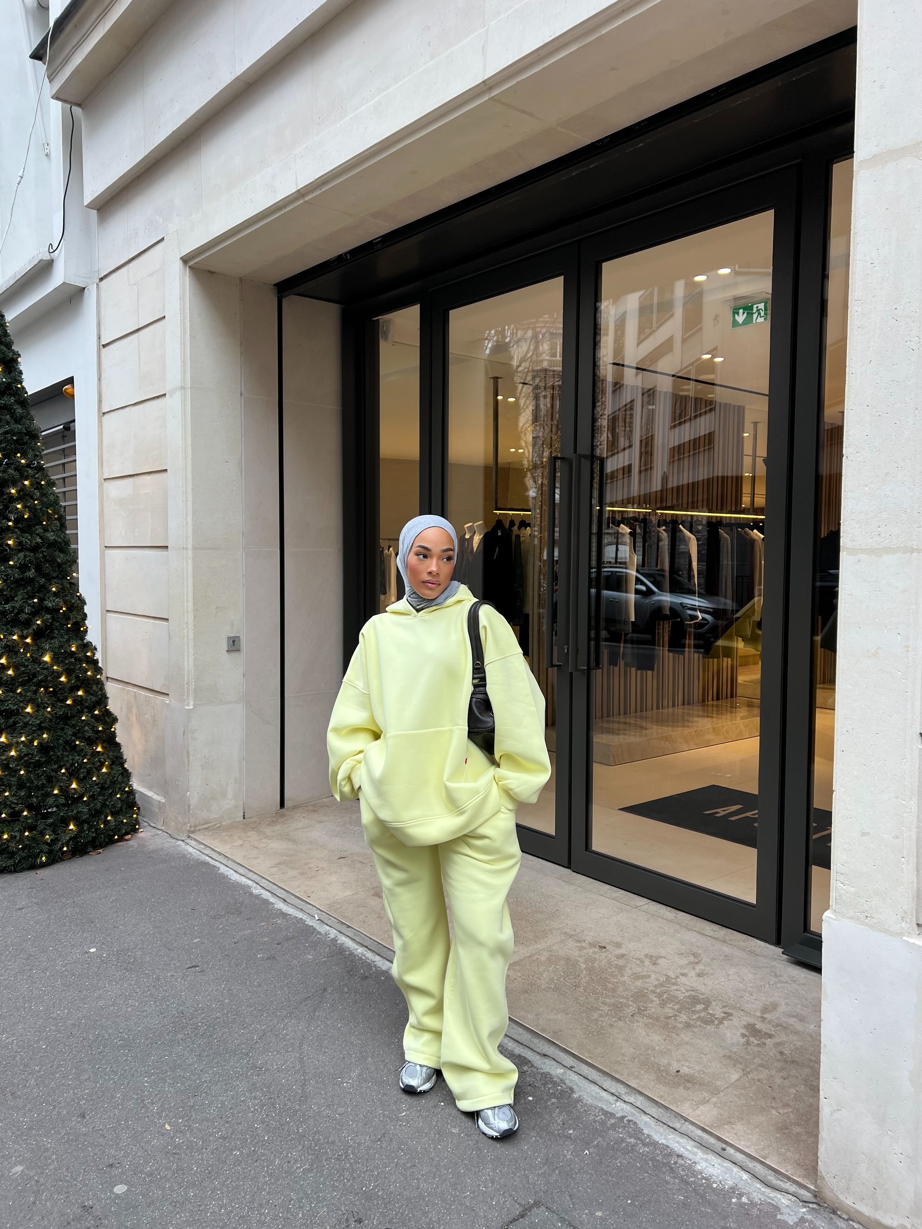 Ensemble Hoodie Heavy Jaune