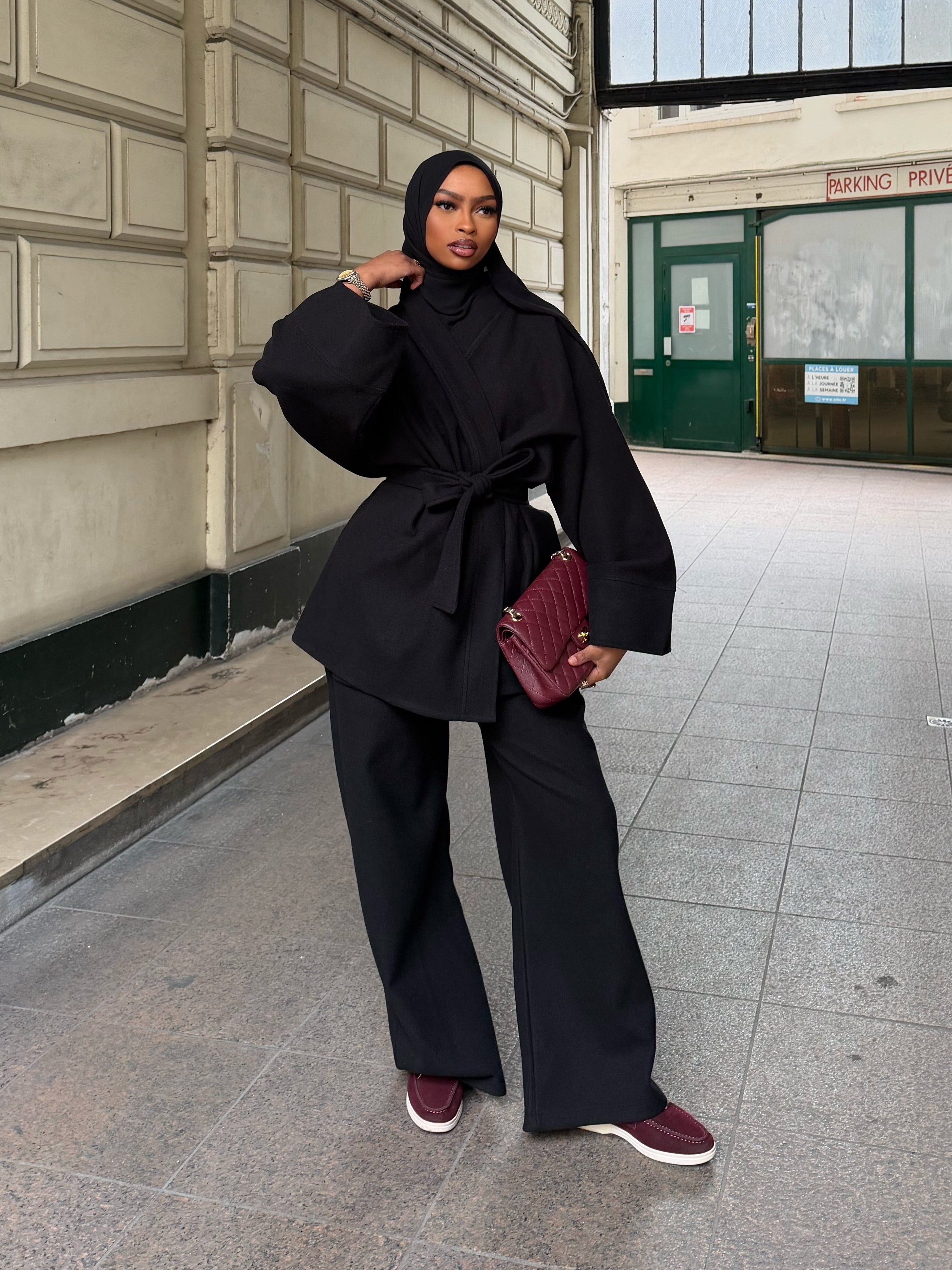 Ensemble kimono Nova 2 Noir