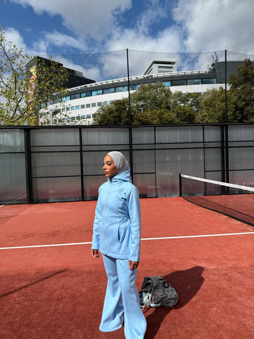 Ensemble fit girly  Bleu ciel