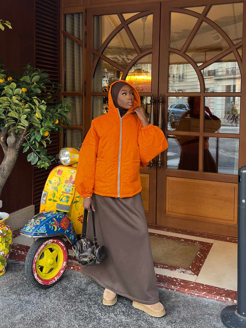 Veste matelassé Ohio Orange fluo