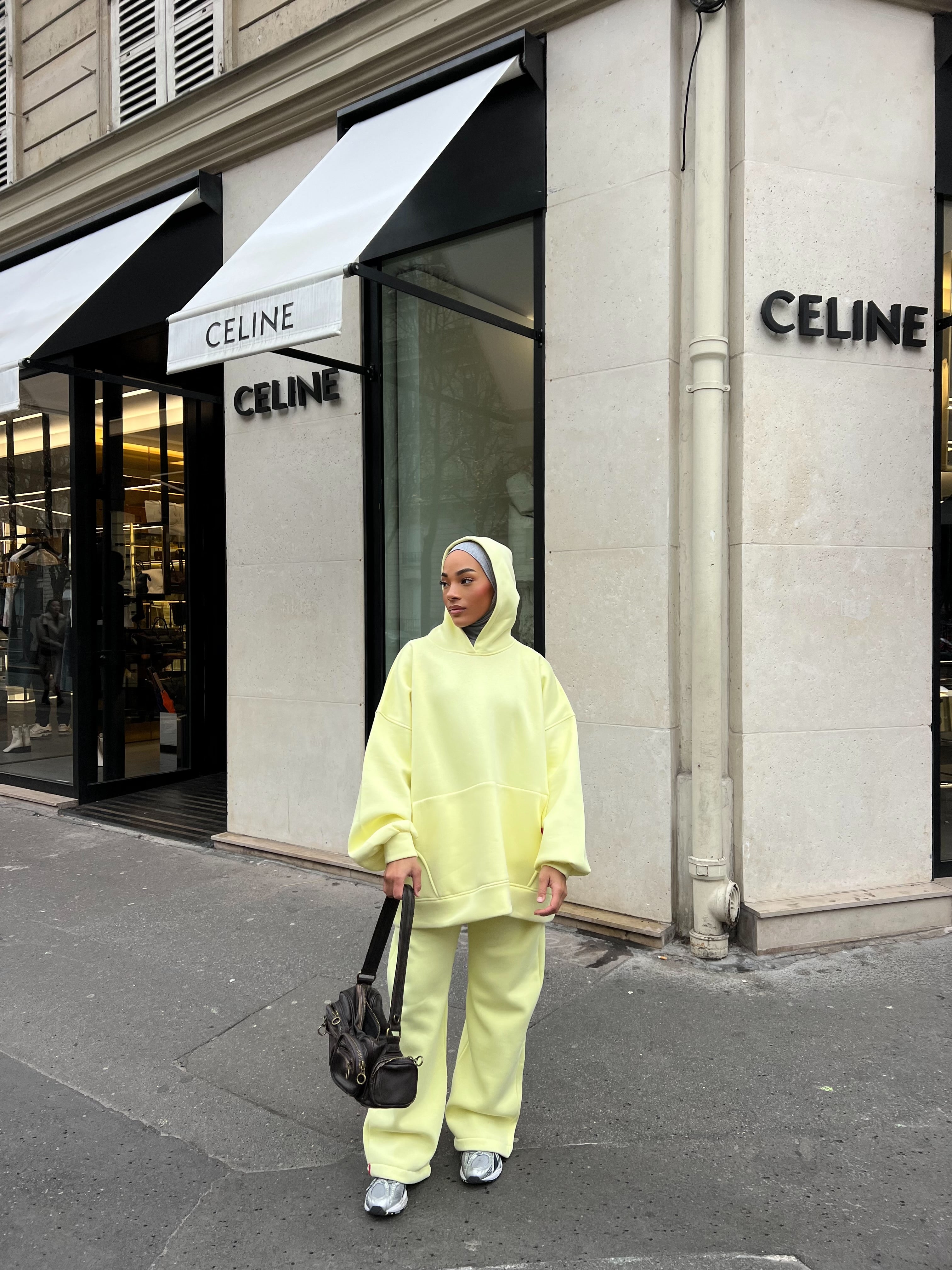 Ensemble Hoodie Heavy Jaune