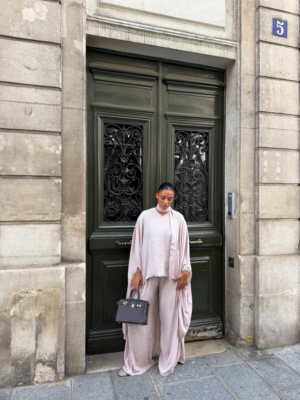 Ensemble Nawel Beige Rosé