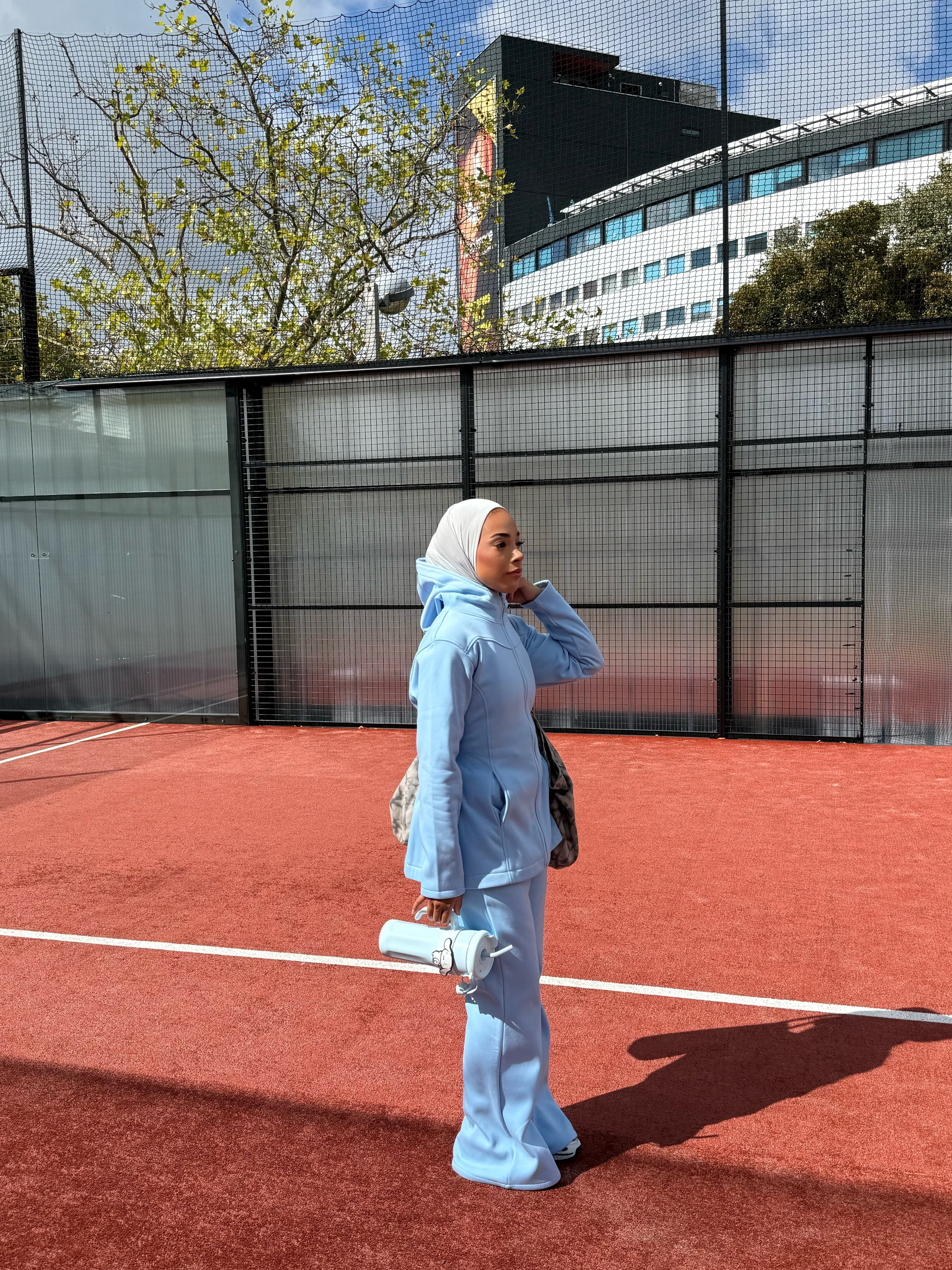 Ensemble fit girly  Bleu ciel