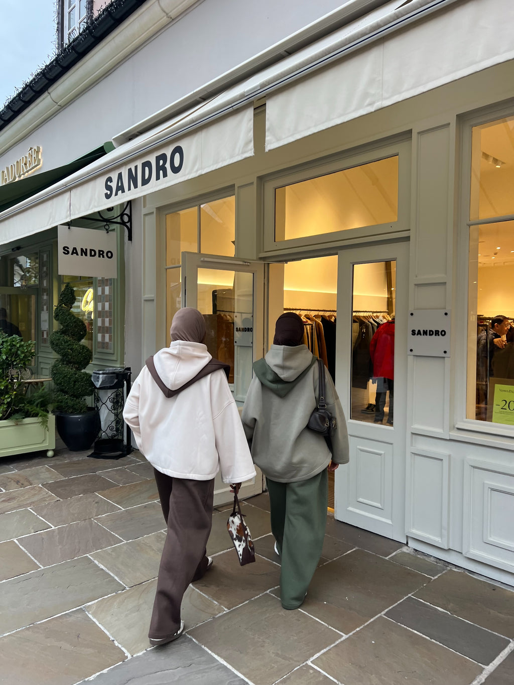 Set Aura Fit marron ( Pantalon et écharpe-capuche )