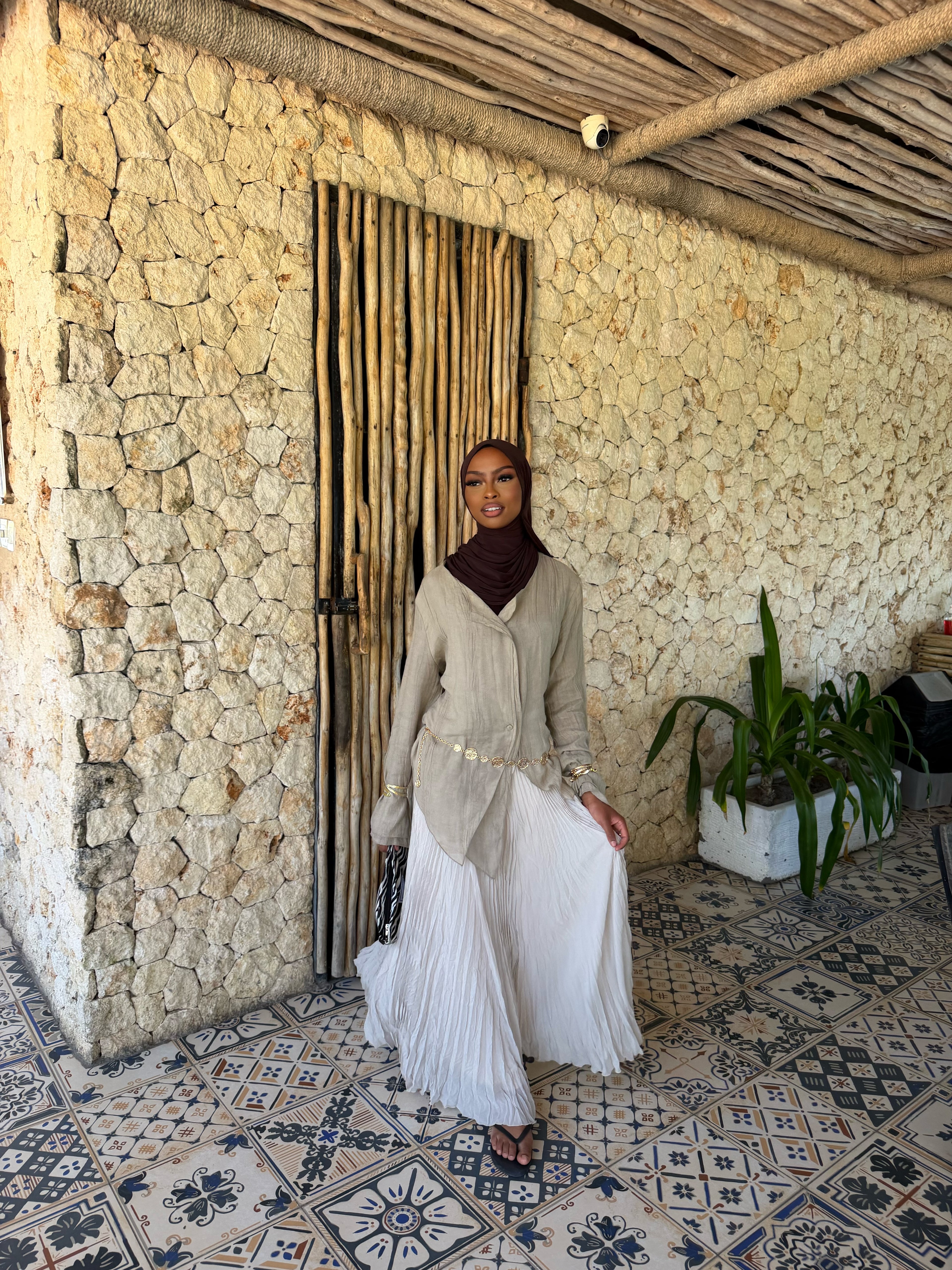 Chemise Augustine - Taupe