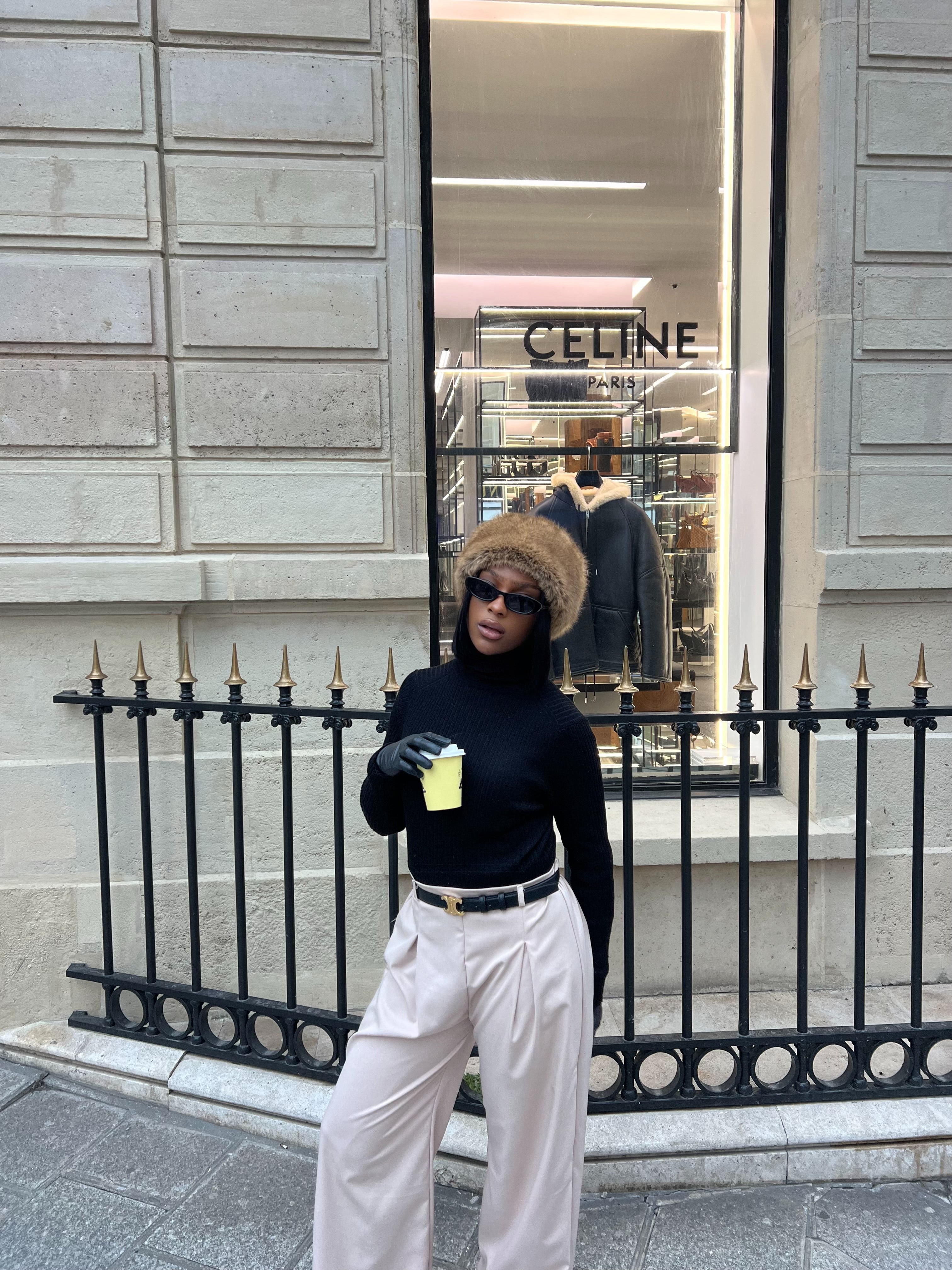 Pantalon Pince Beige