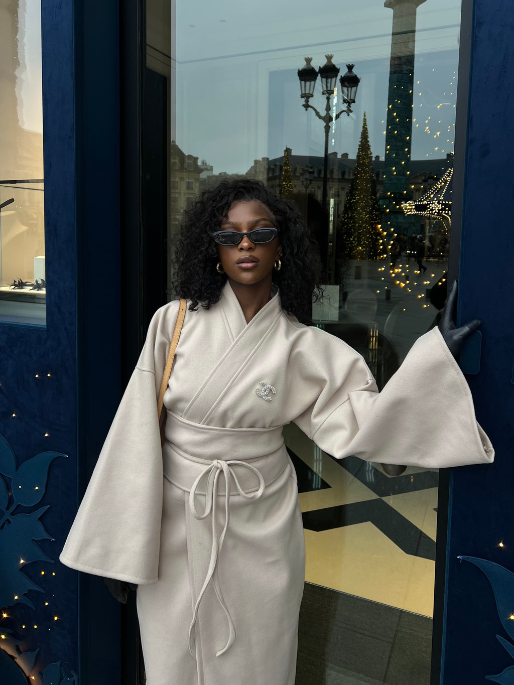 Manteau Aïko beige ( taille standard ) )