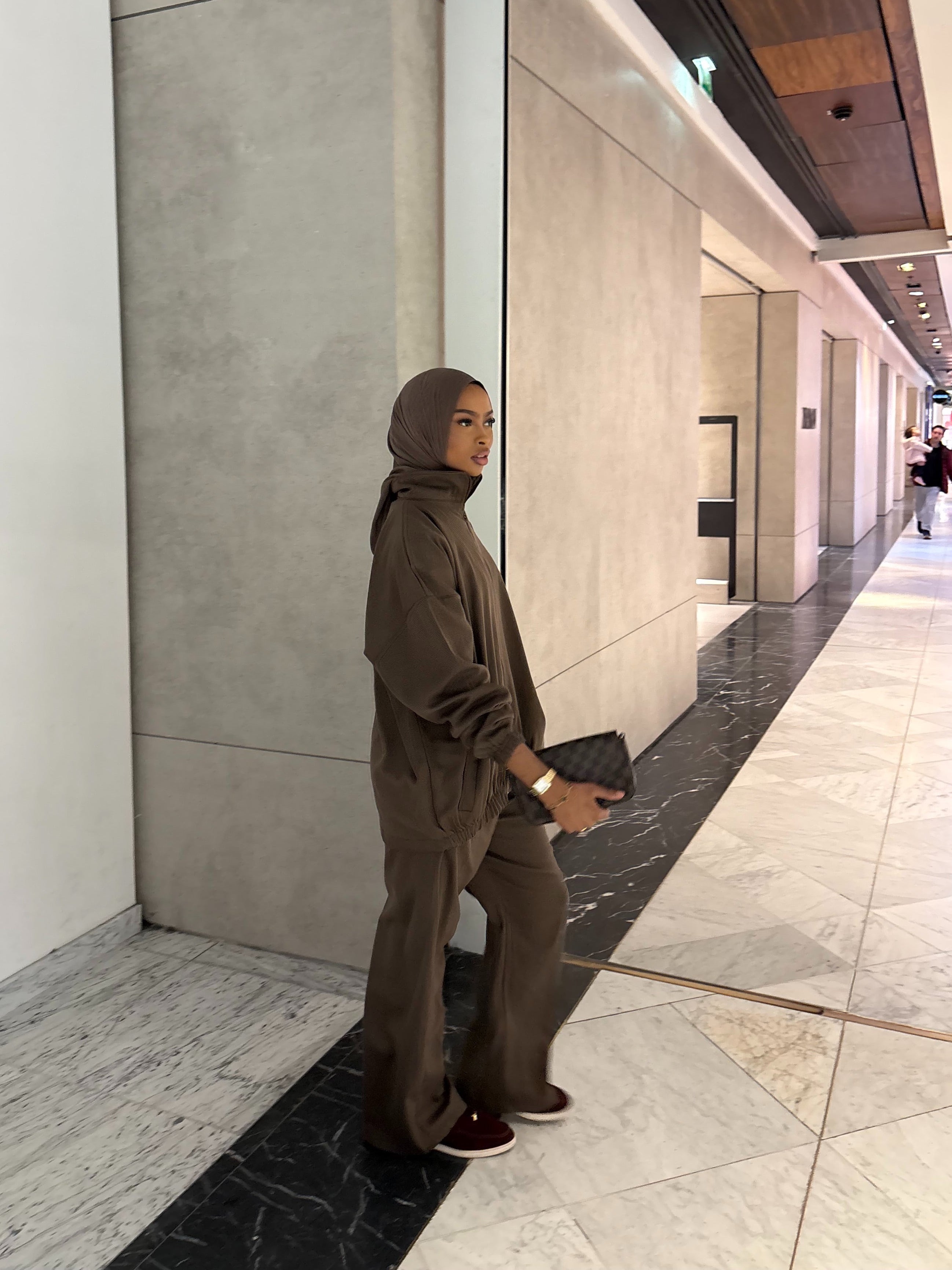 Ensemble Elvira Marron foncé