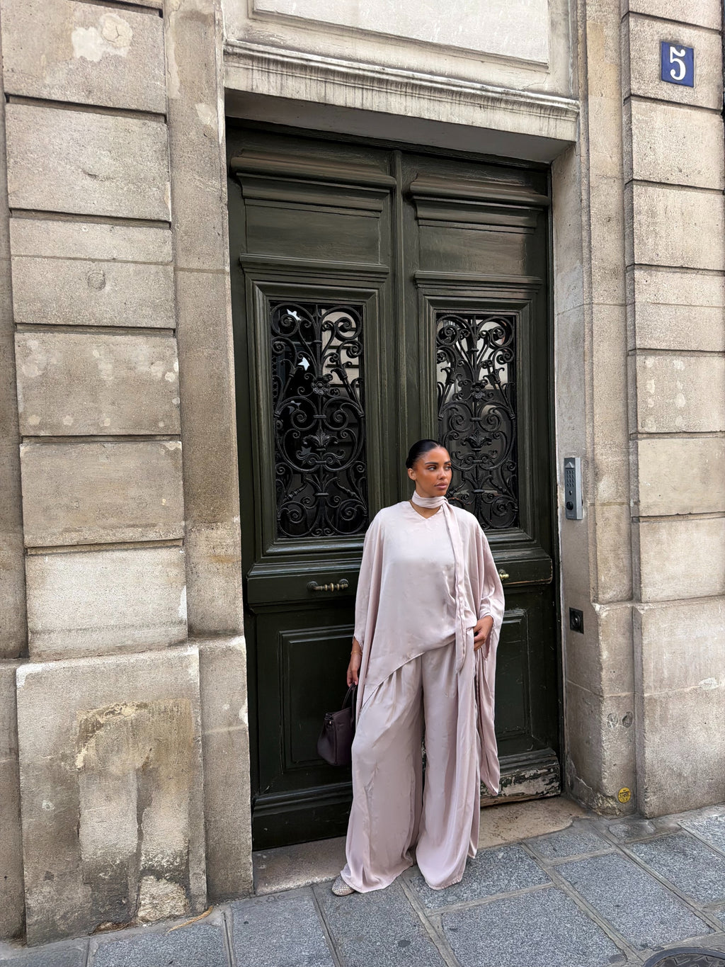 Ensemble Nawel Beige Rosé