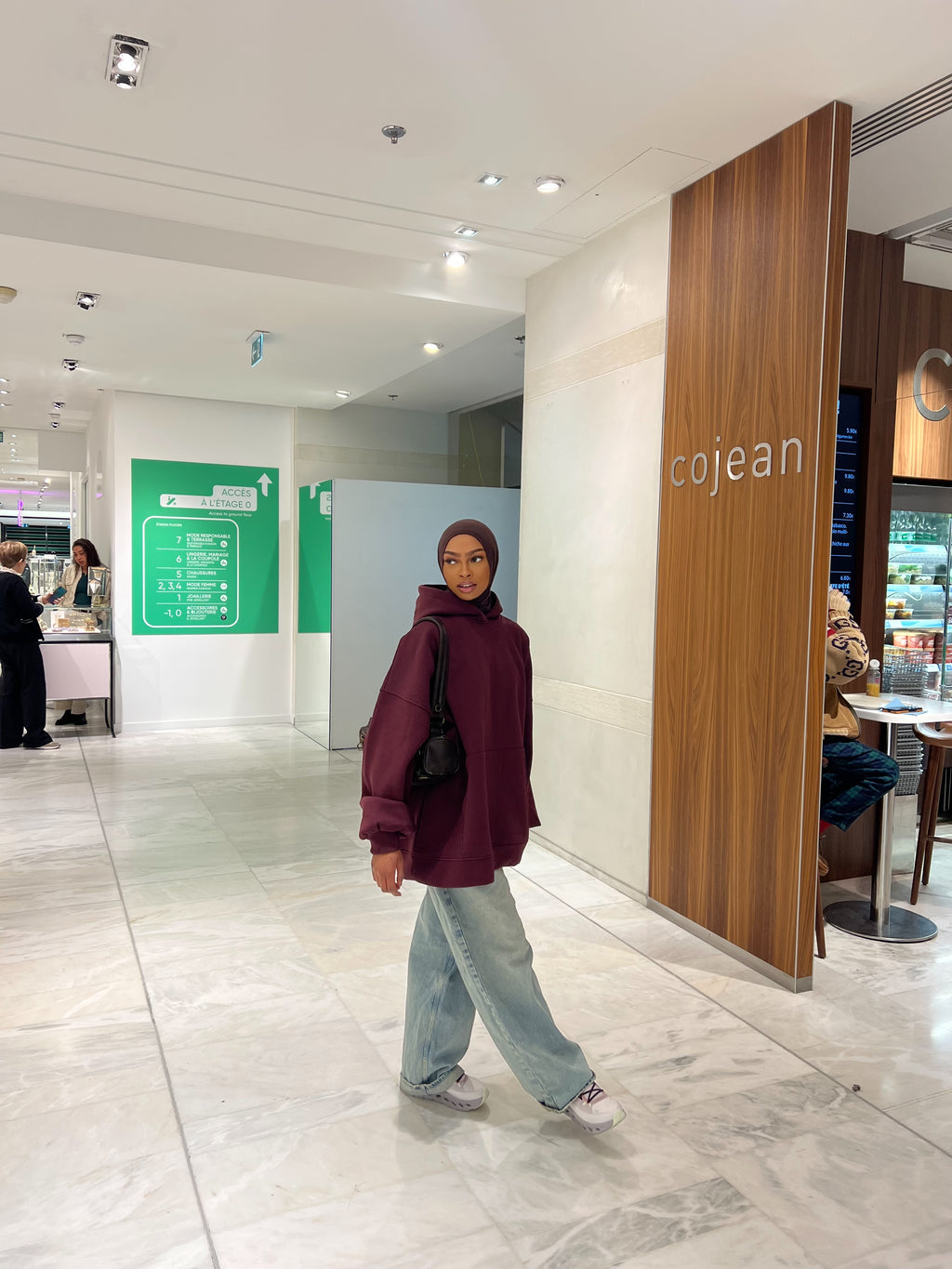 Hoodie oversize Heavy Prune