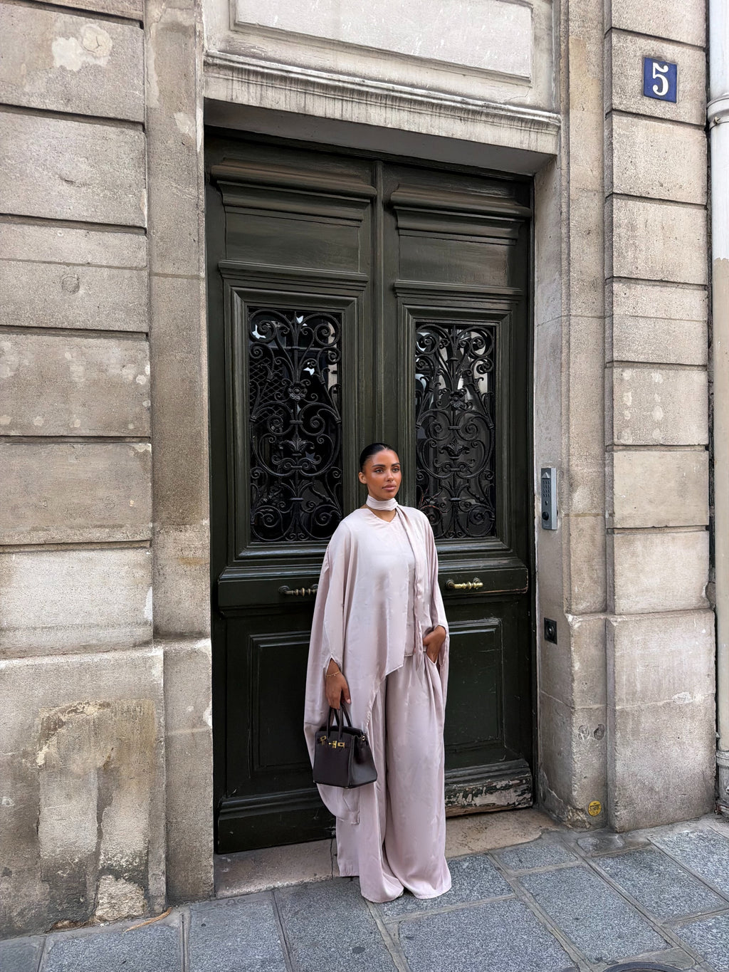 Ensemble Nawel Beige Rosé