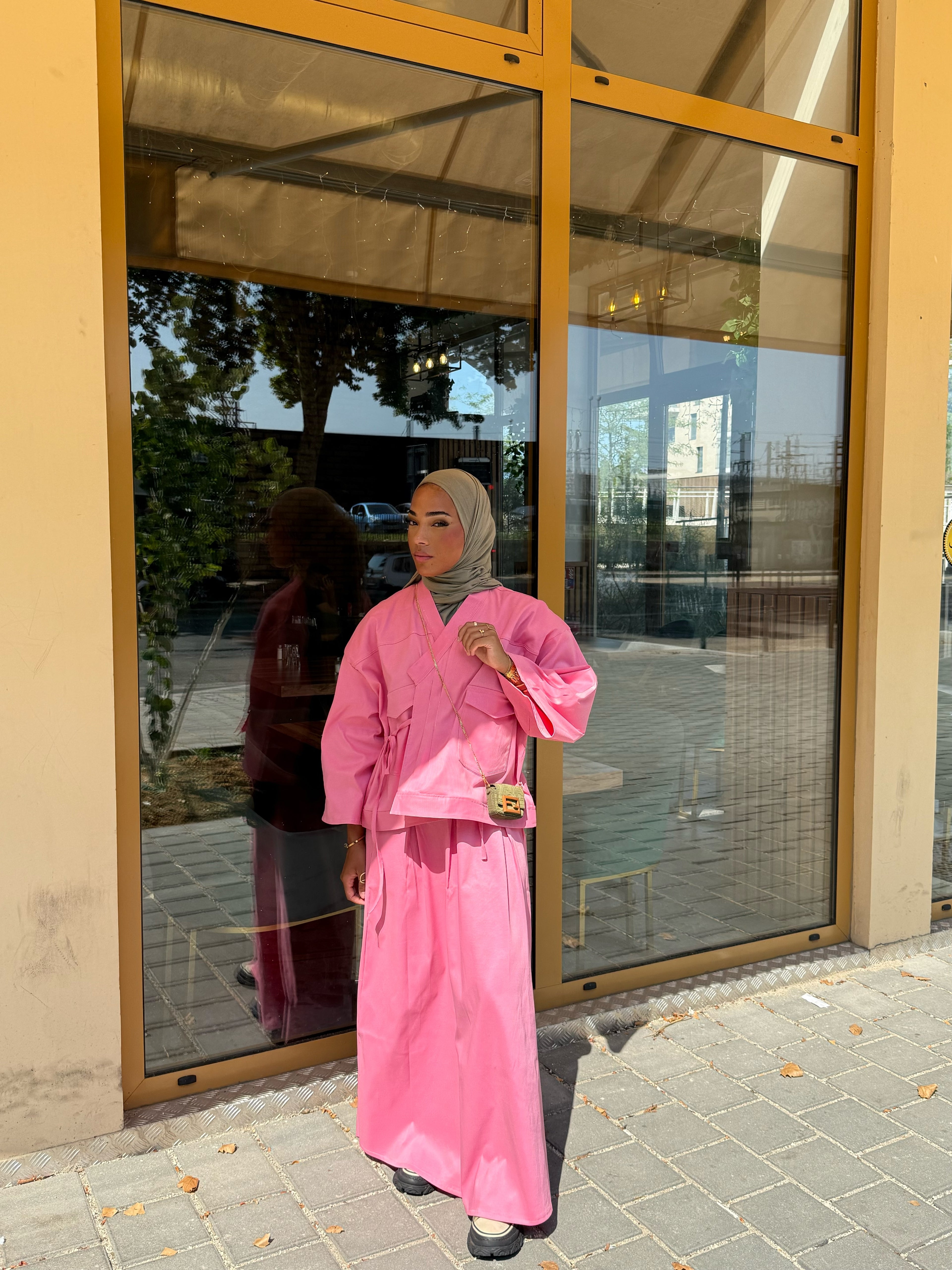 Ensemble Vanity 2  Rose fuschia  ( taille Standard  )