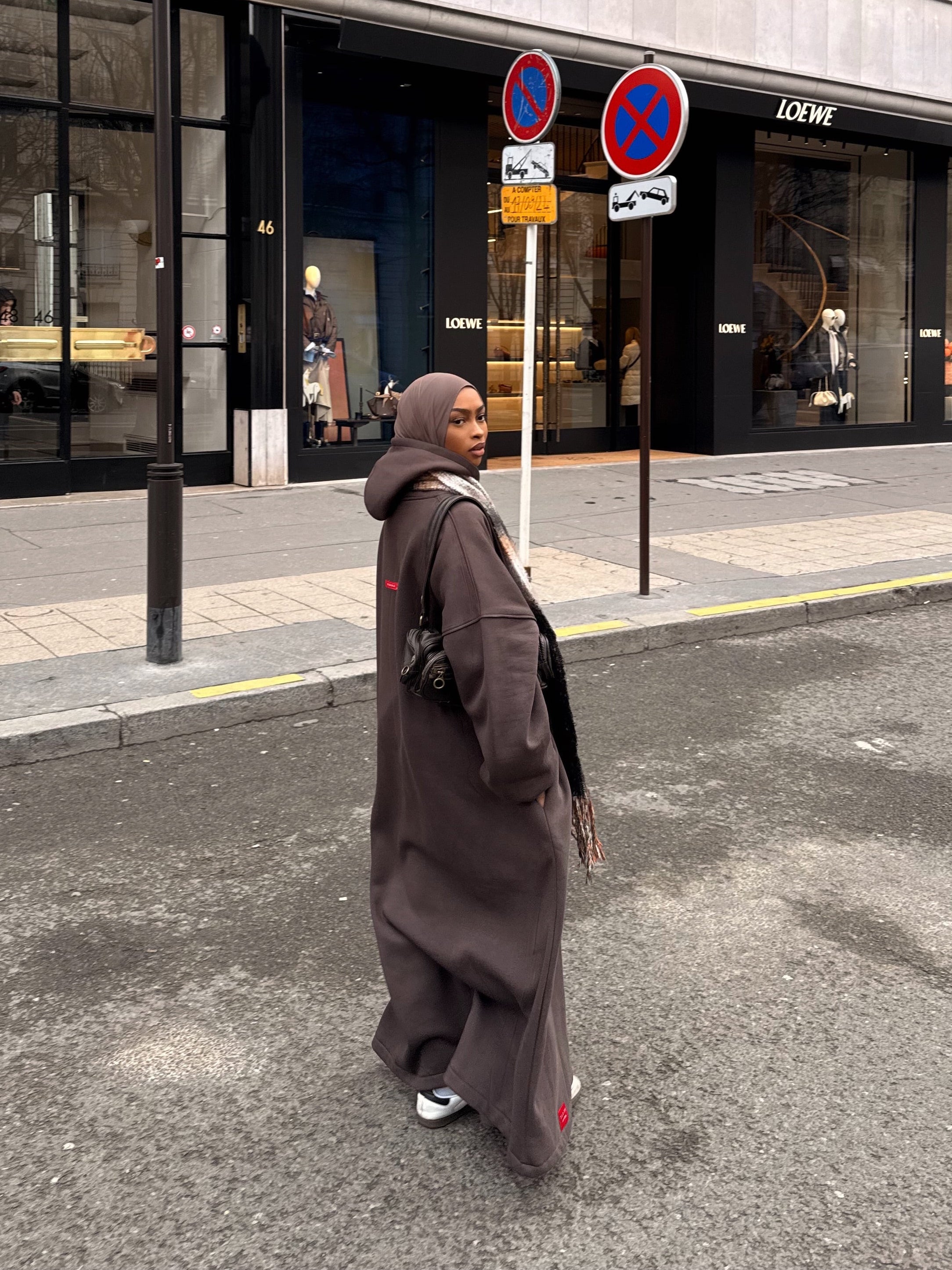 Robe sweat Layyin Marron