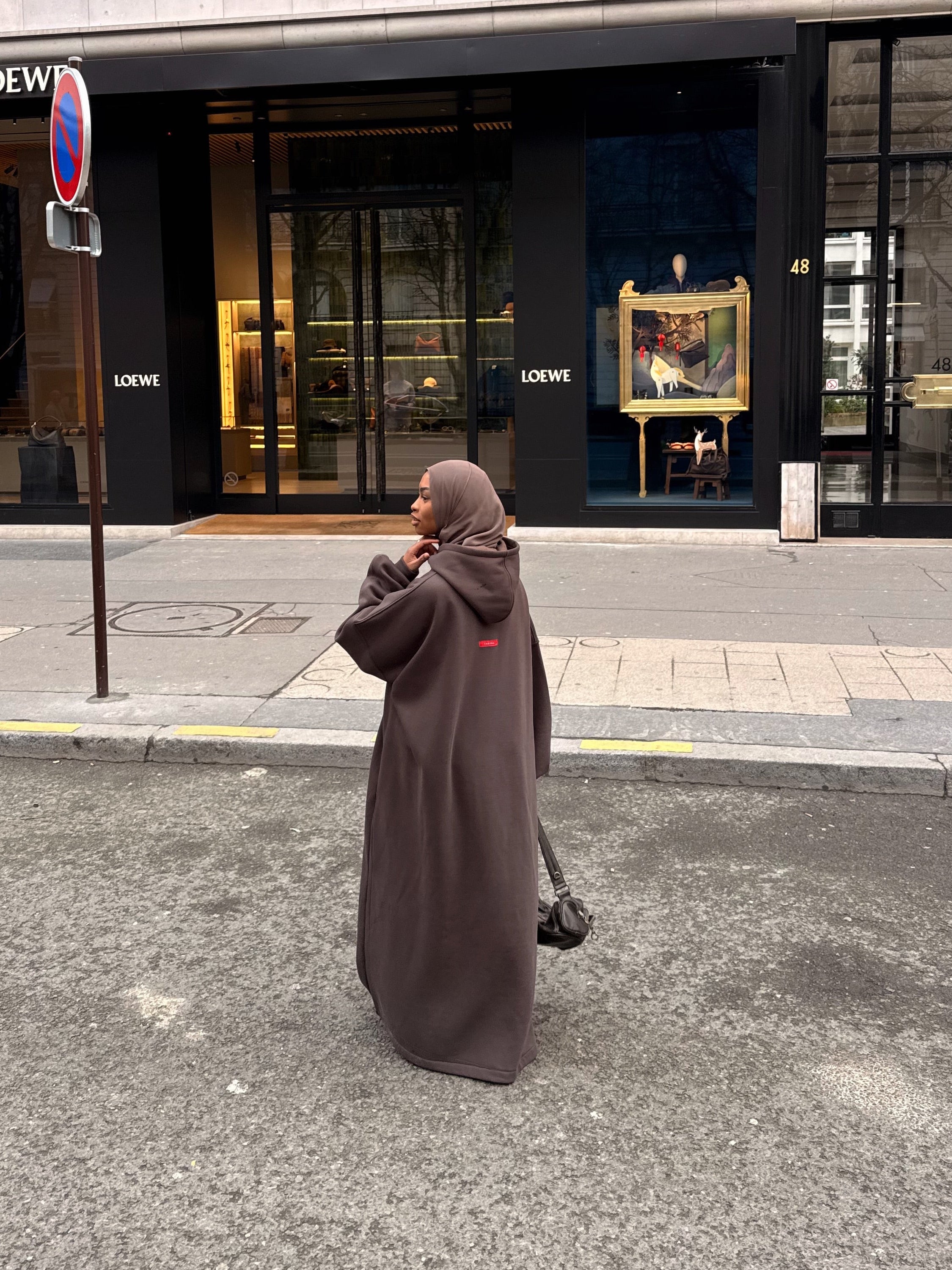 Robe sweat Layyin Marron