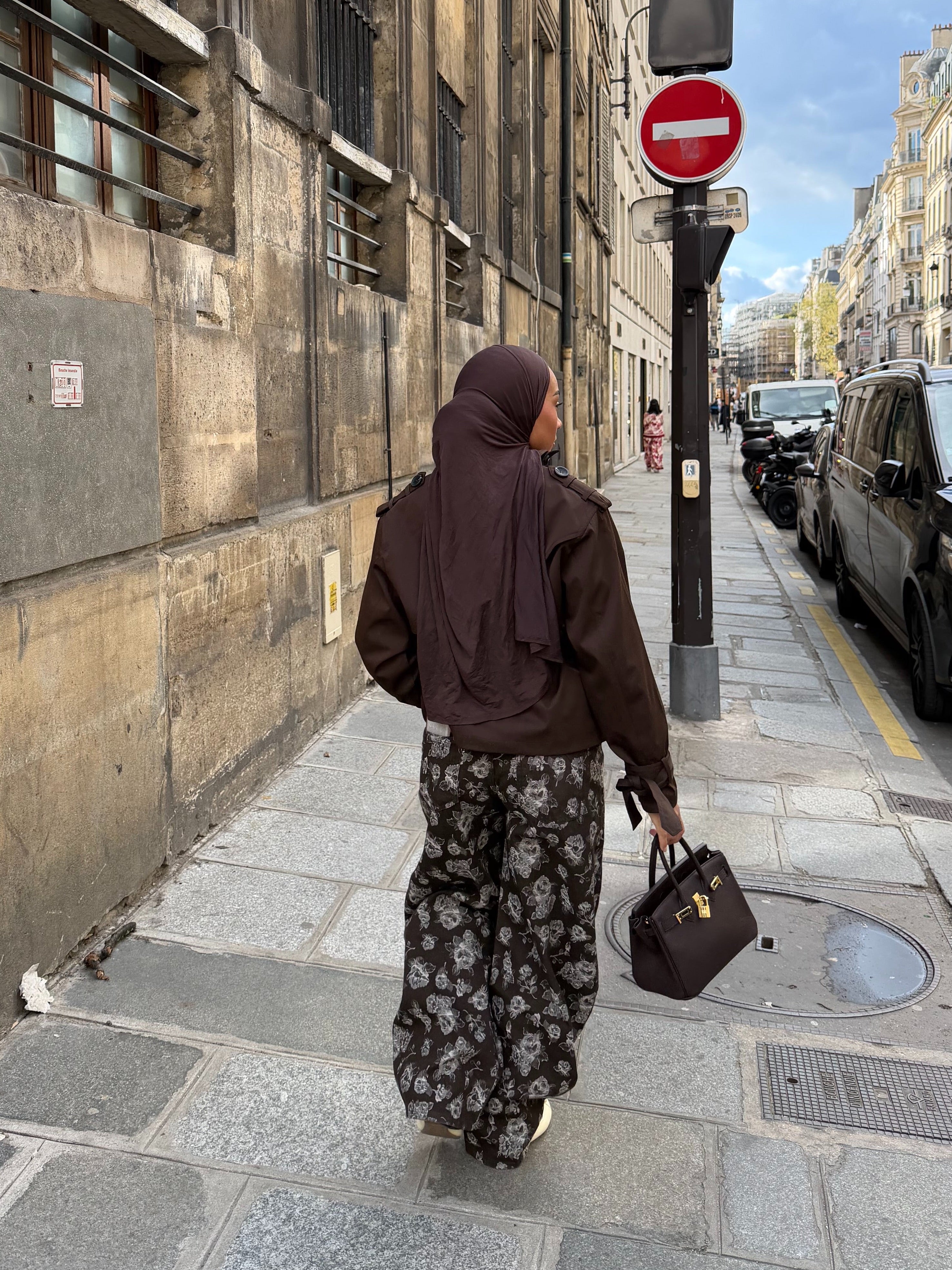 Pantalon Barrel Arama Marron