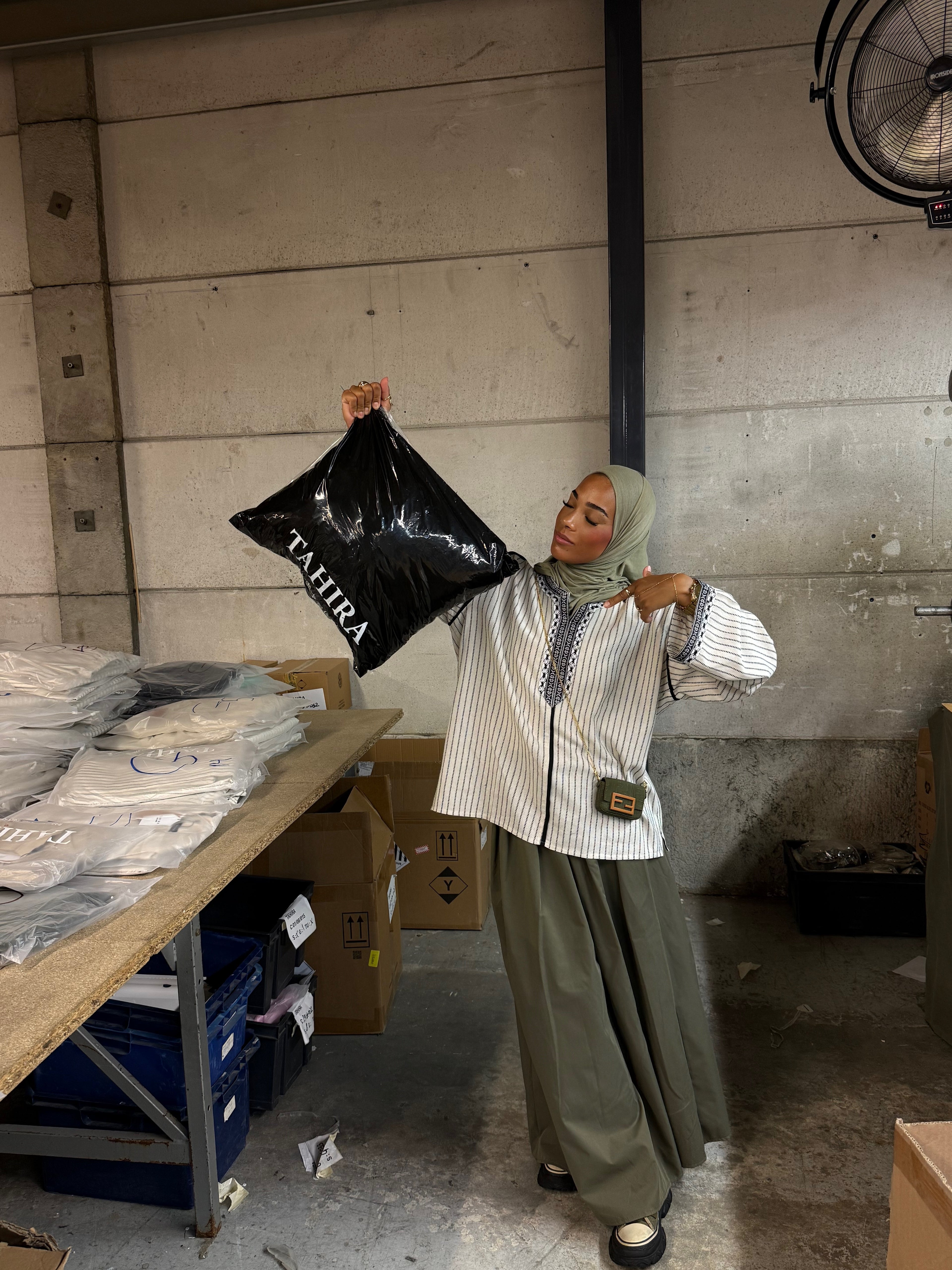 Blouse Marrakech ( col noir )