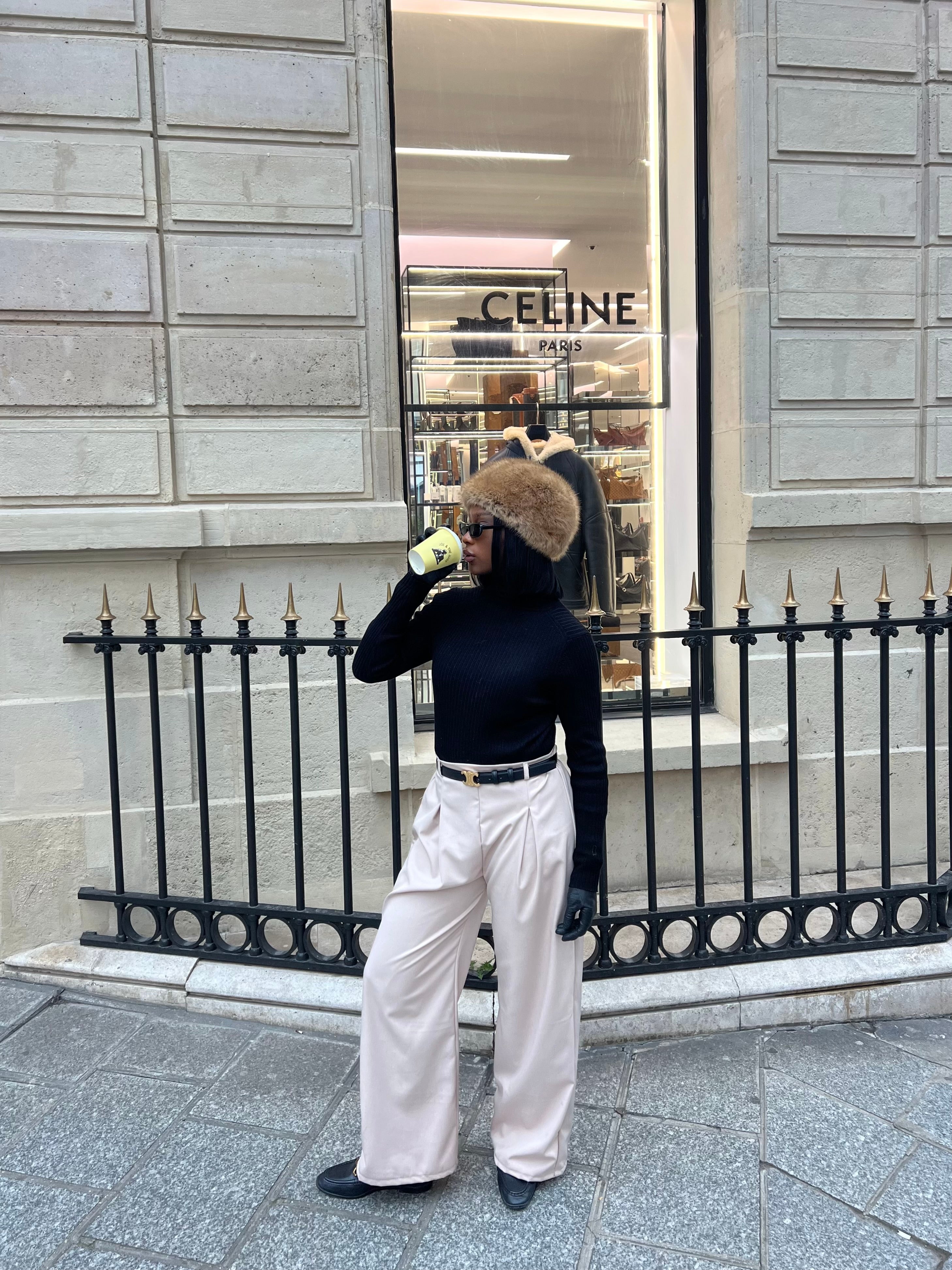 Pantalon Pince Beige