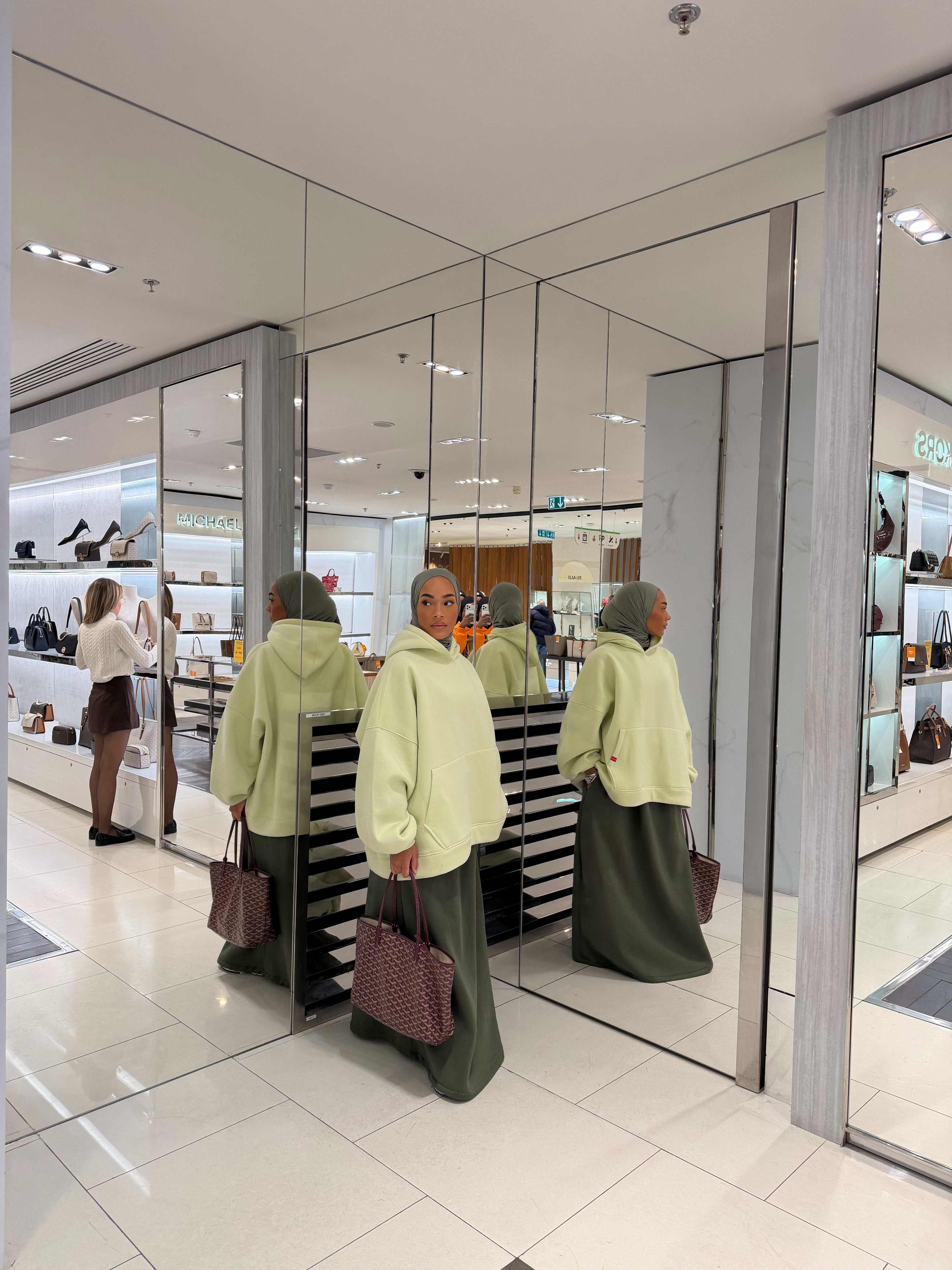 Hoodie Oversize Heavy Vert Fluo Pâle Pastel