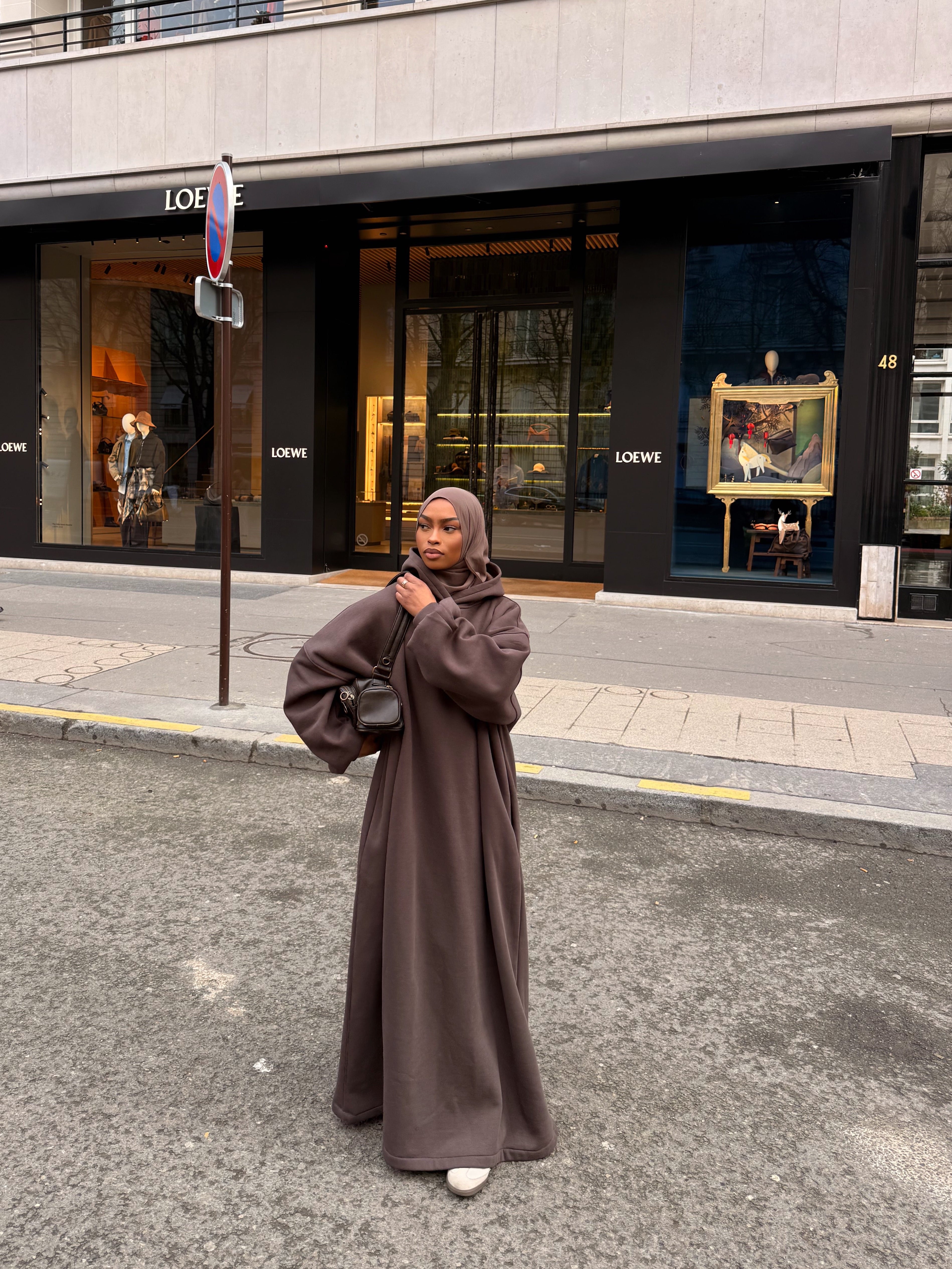 Robe sweat Layyin Marron