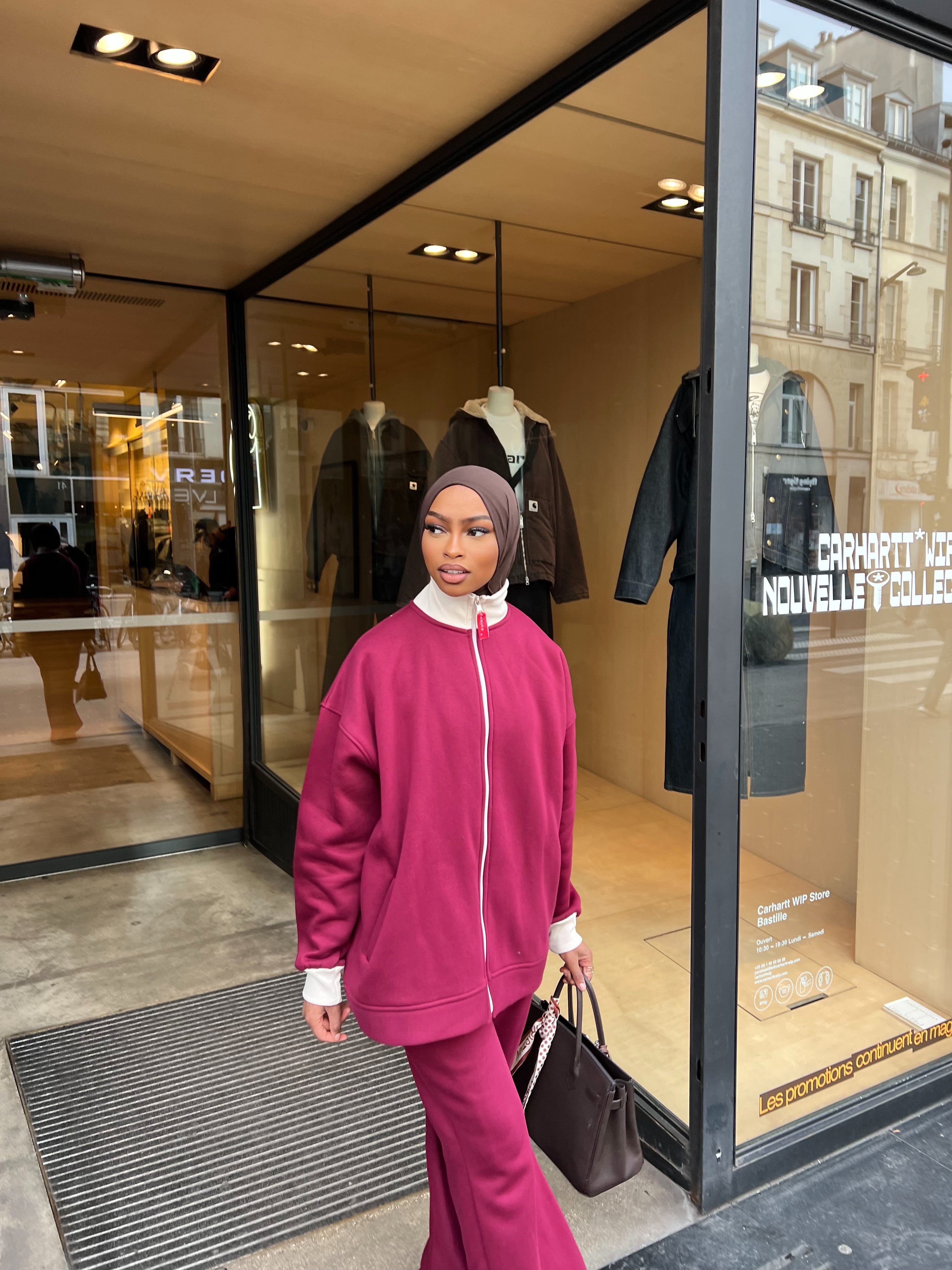 Ensemble Vichy rouge bordeau