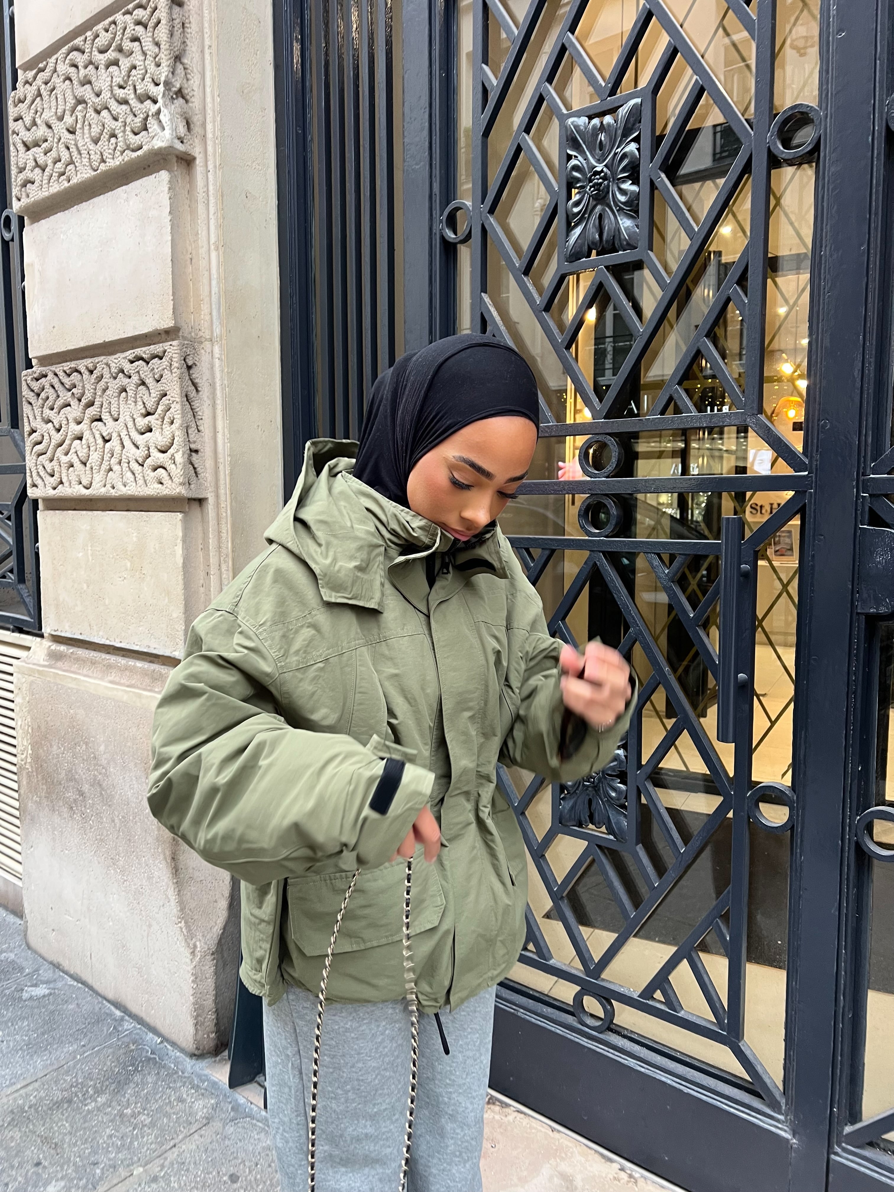 Parka Néora Kaki ( Taille standard )