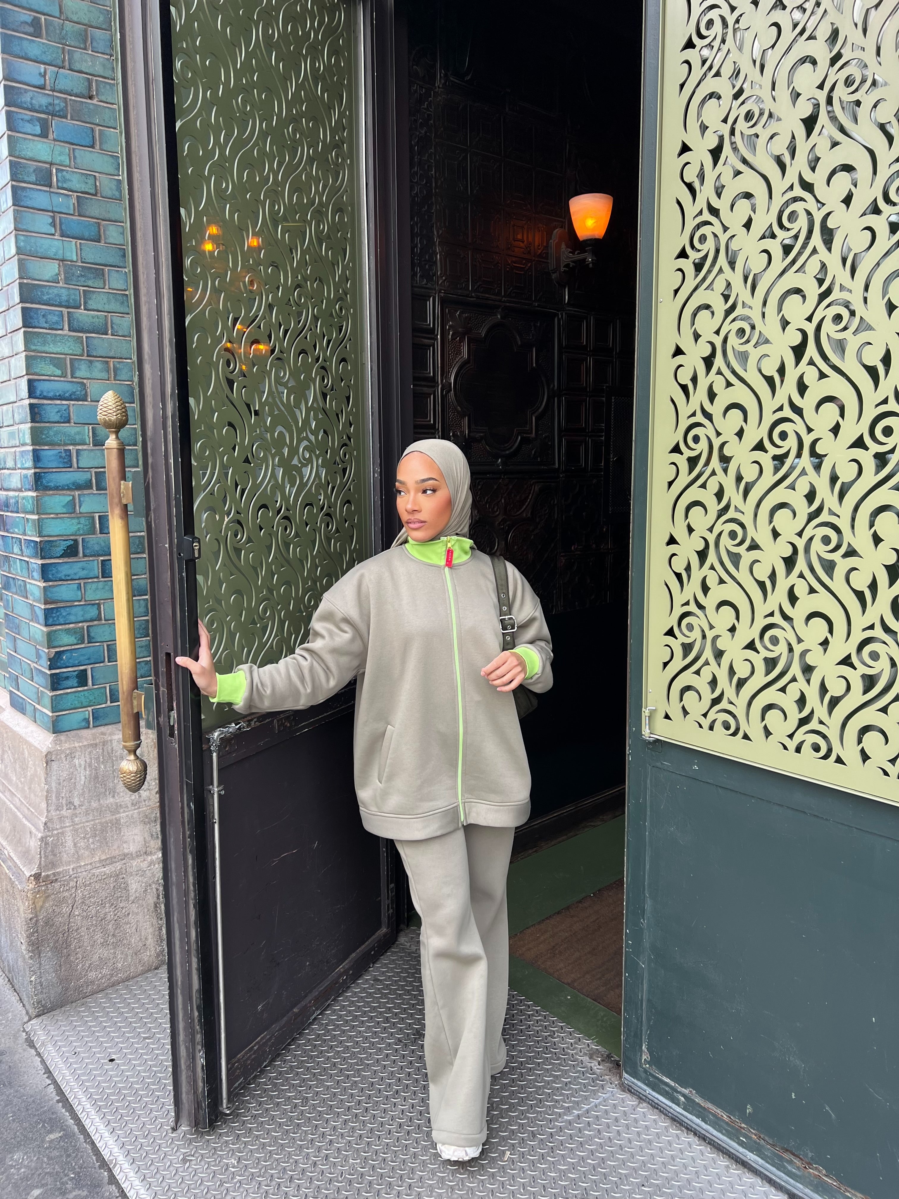 Ensemble Vichy Kaki ( ✈️ en cours d’acheminement expédition sous 7 jours ouvrés )