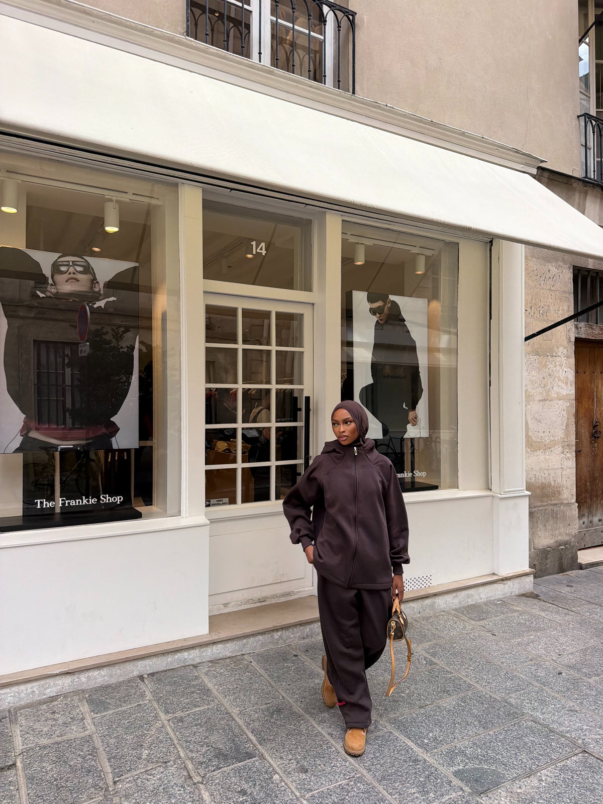Ensemble Jogging Naya - Marron cacao (Précommande 7 jours ouvrés)