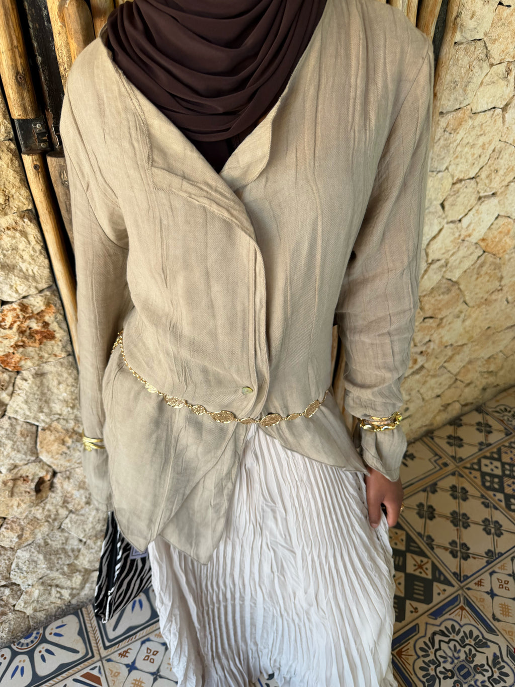 Chemise Augustine - Taupe
