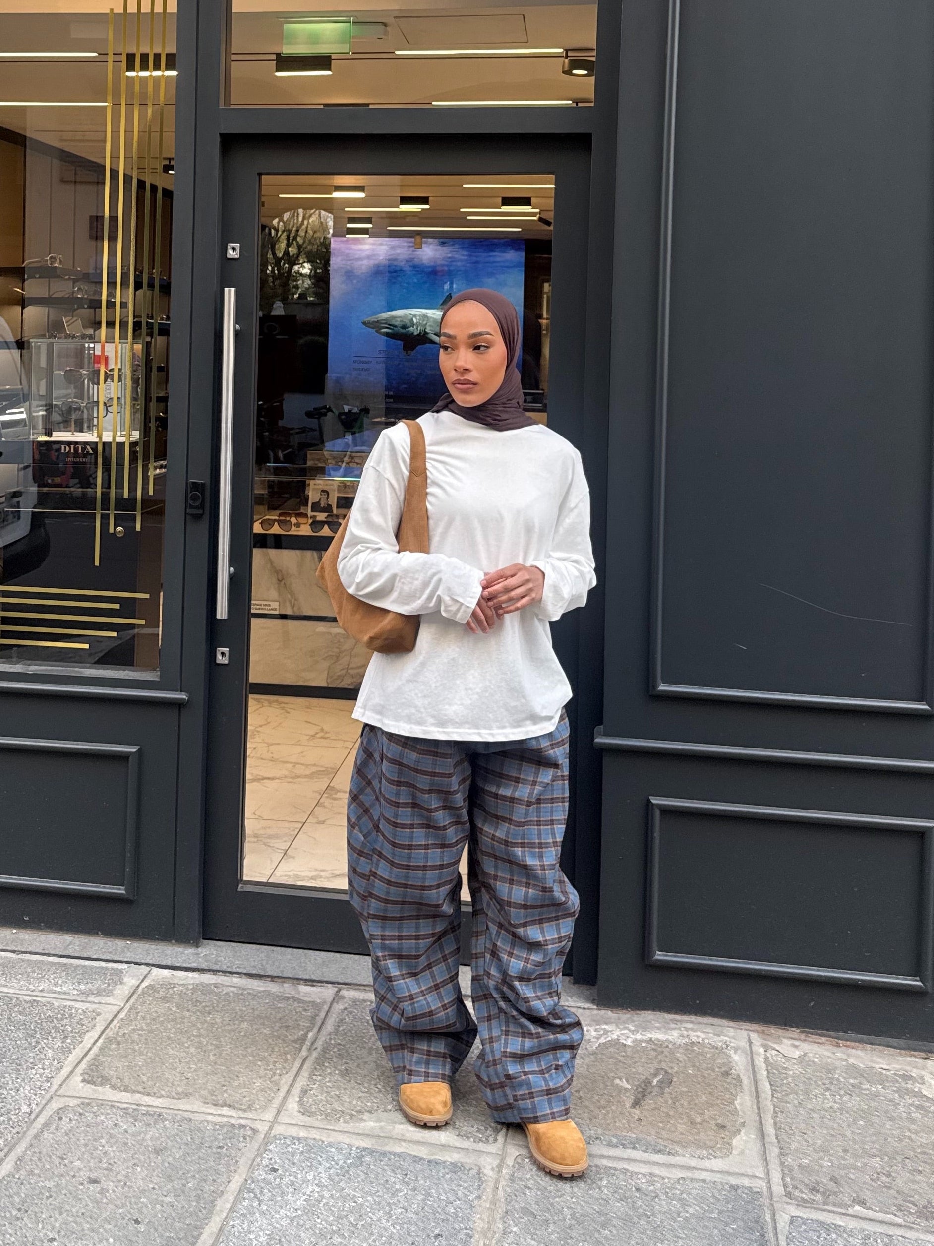 T-shirt à Épaulette Cactus Daria Blanc