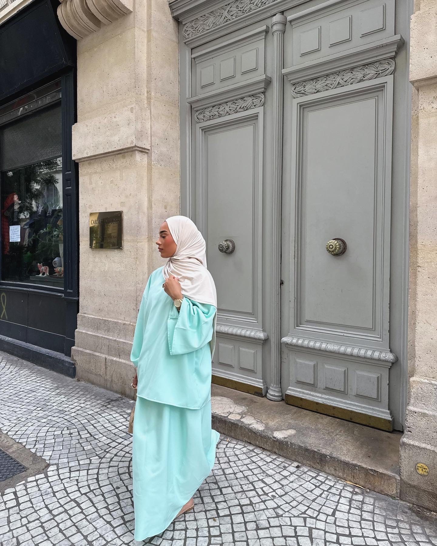 👚👖(Size standard  ) Ensemble Niyya bleu cien