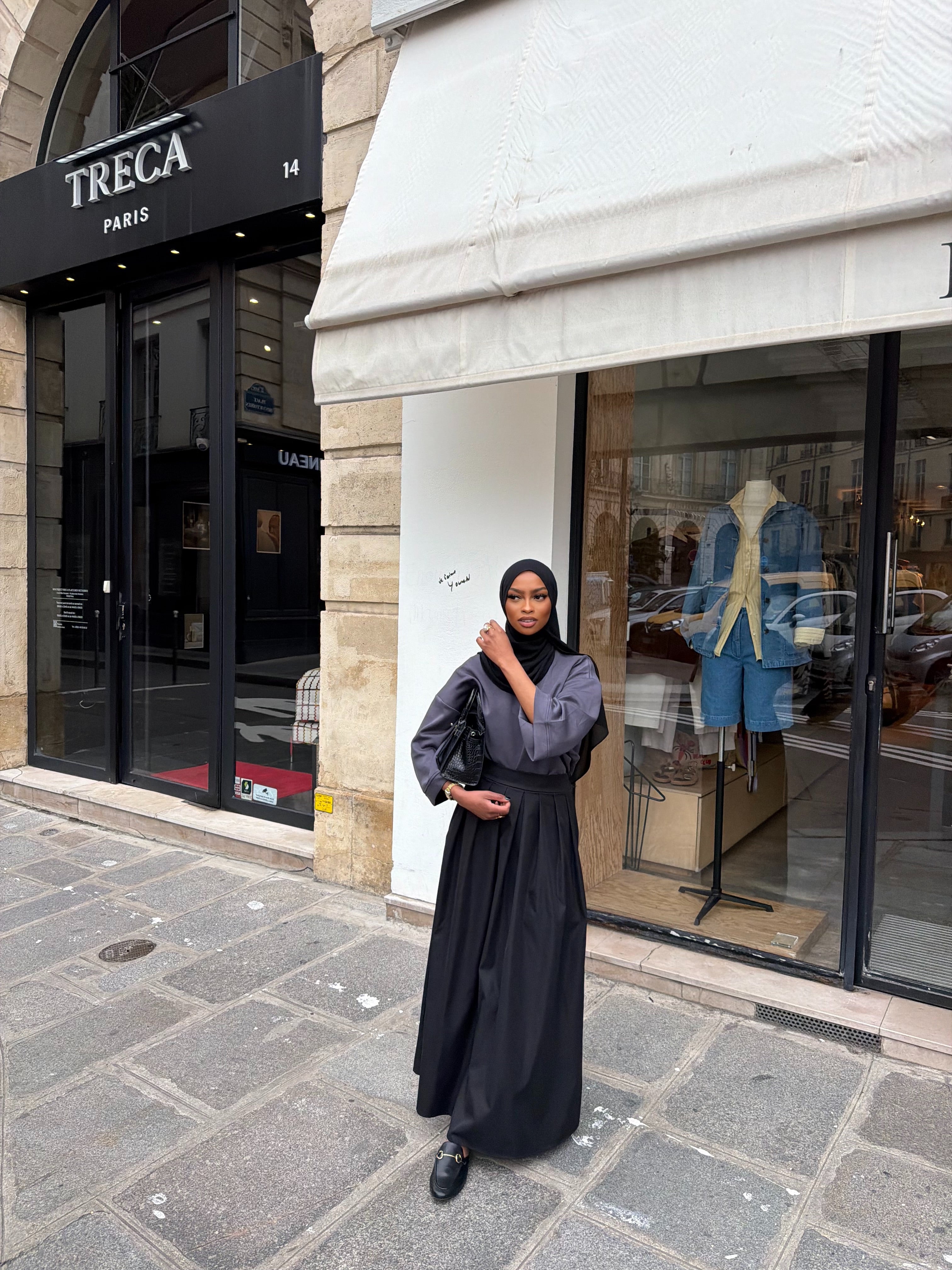 T-shirt Oversize Premium Gris Anthracite