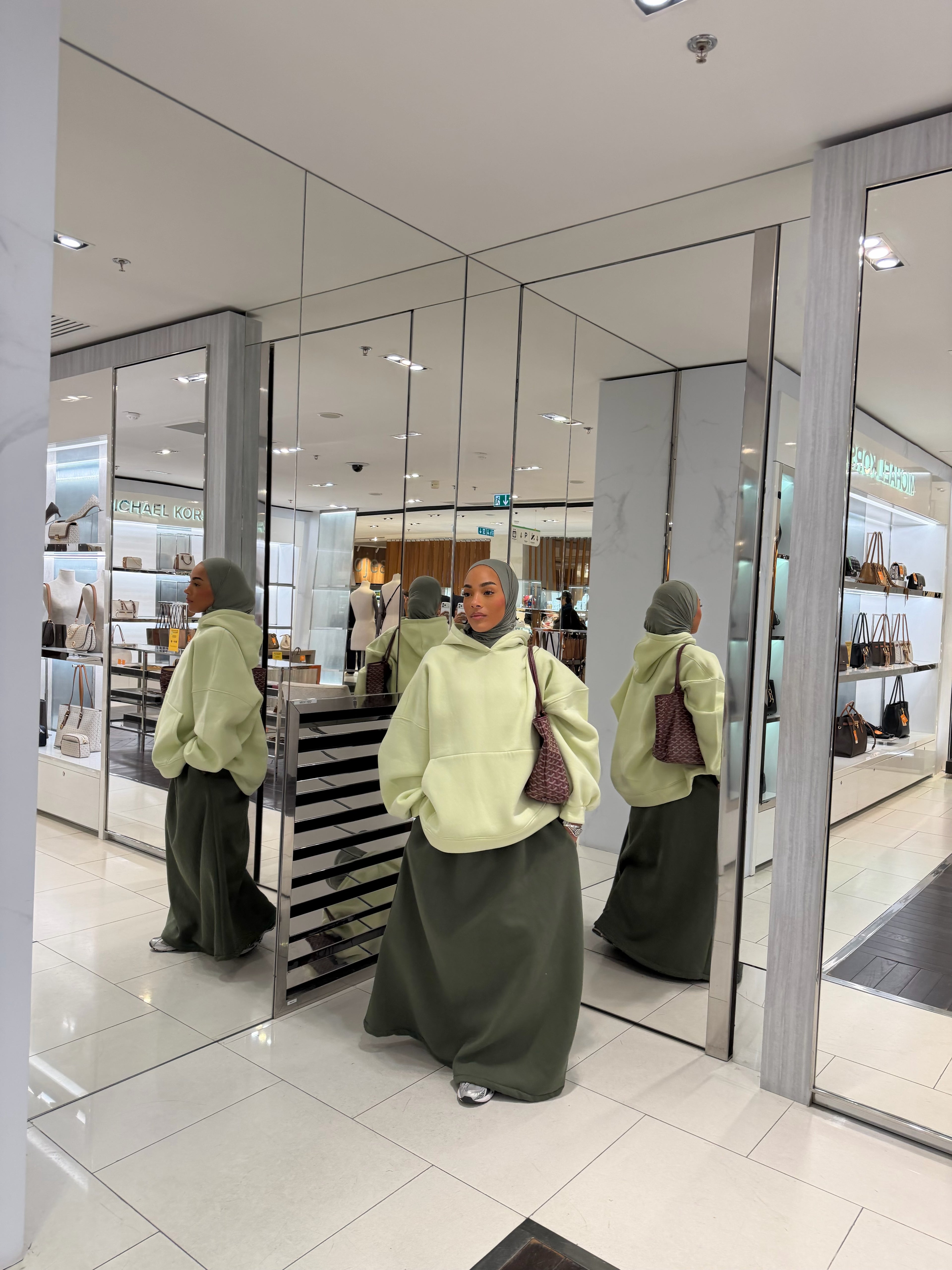 Hoodie Oversize Heavy Vert Fluo Pâle Pastel