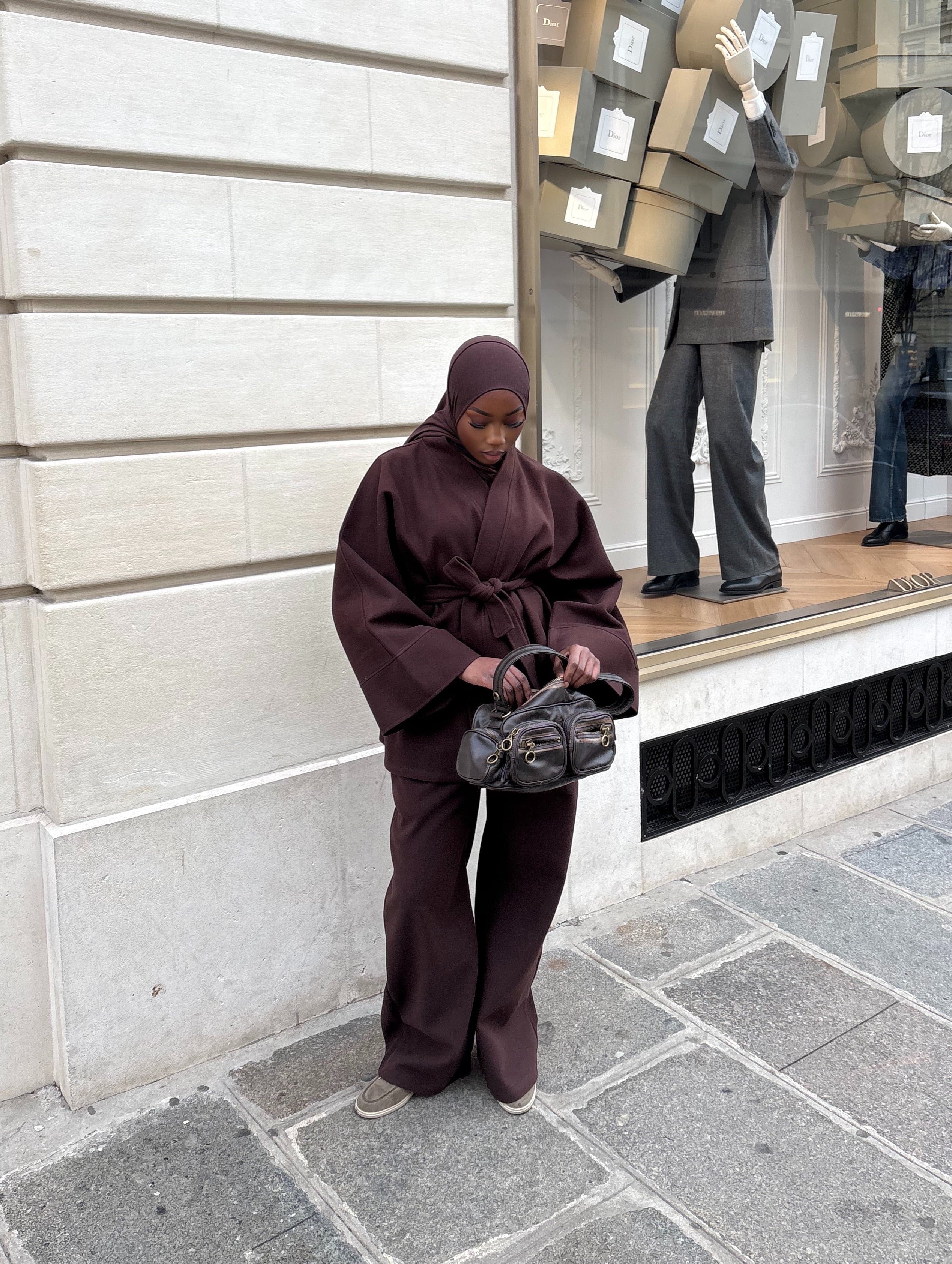 Ensemble kimono Nova 2 Marron