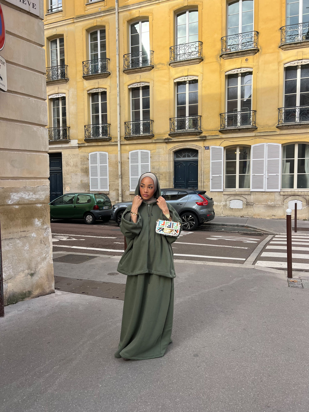 Veste Hidaya Kaki { EN STOCK }