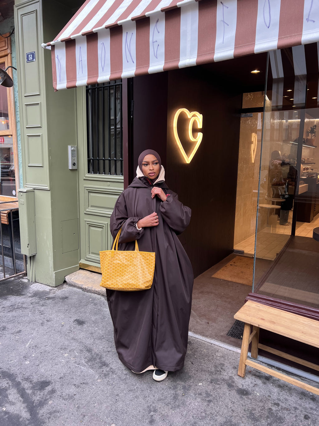 Manteau Sakurai kunashi version 2 Marron