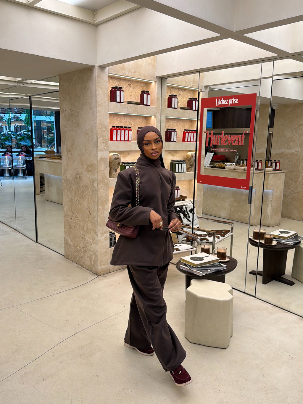 Ensemble Blazer Ornella Marron