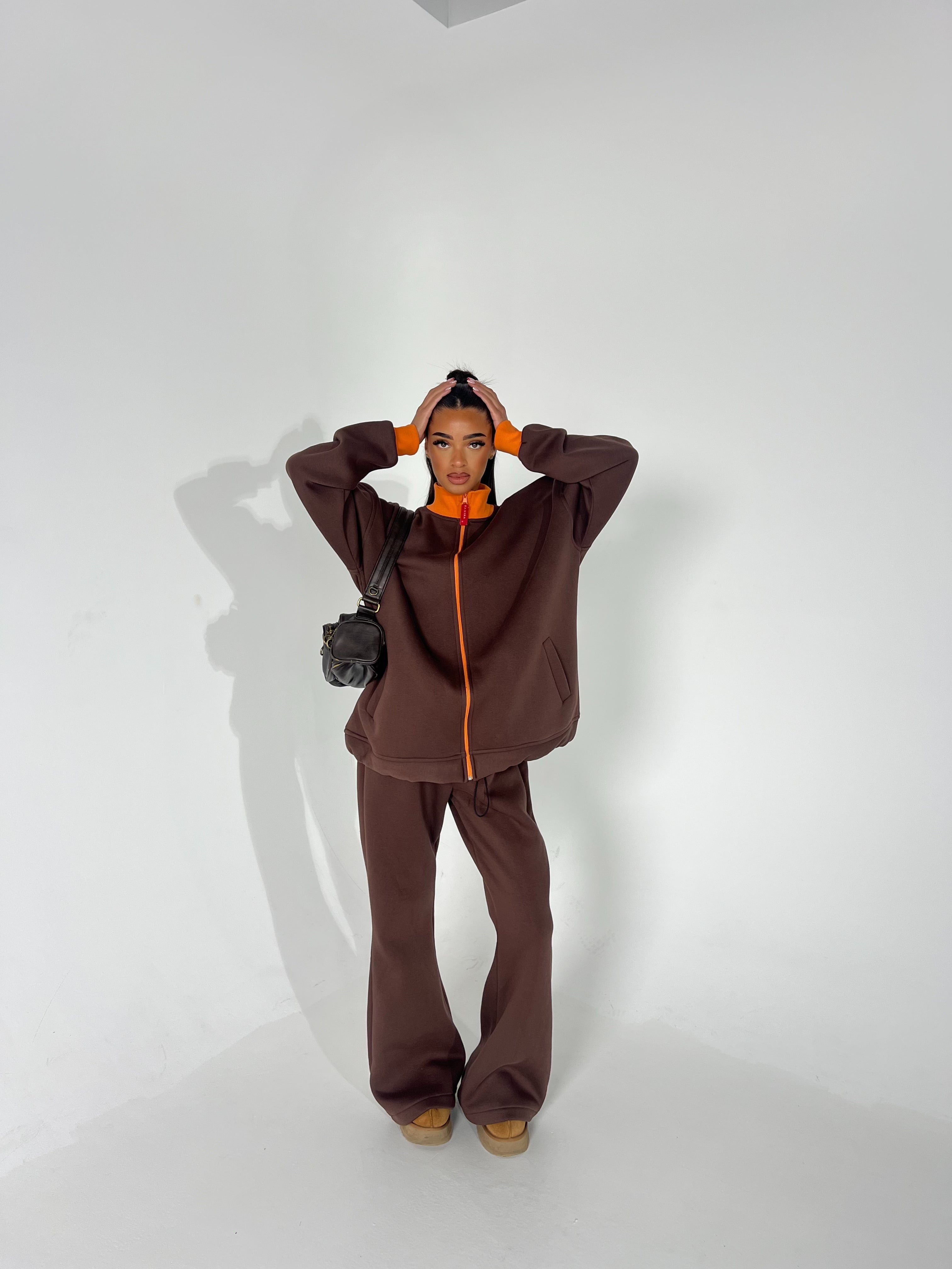 Ensemble Vichy Marron