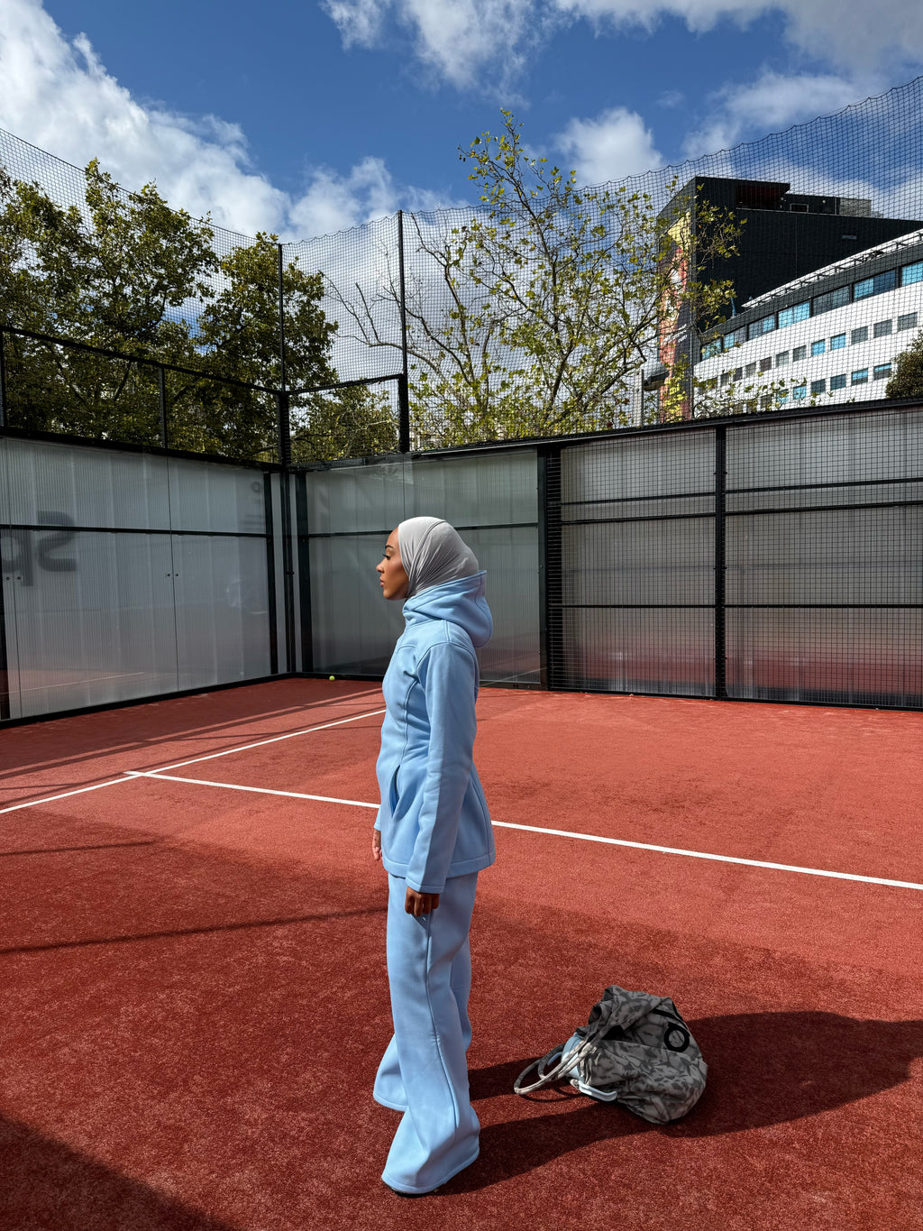 Ensemble fit girly  Bleu ciel