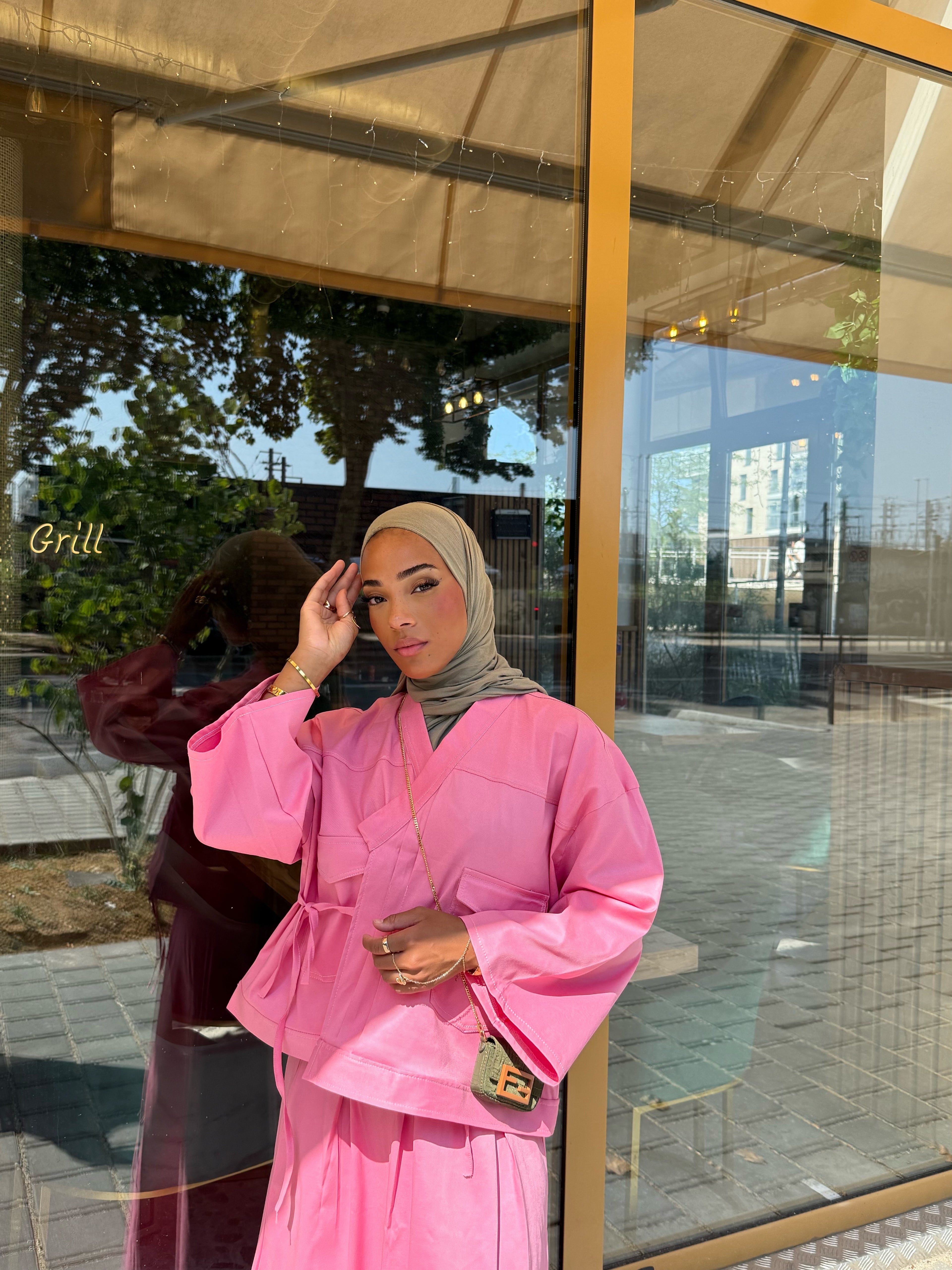 Ensemble Vanity 2  Rose fuschia  ( taille Standard  )