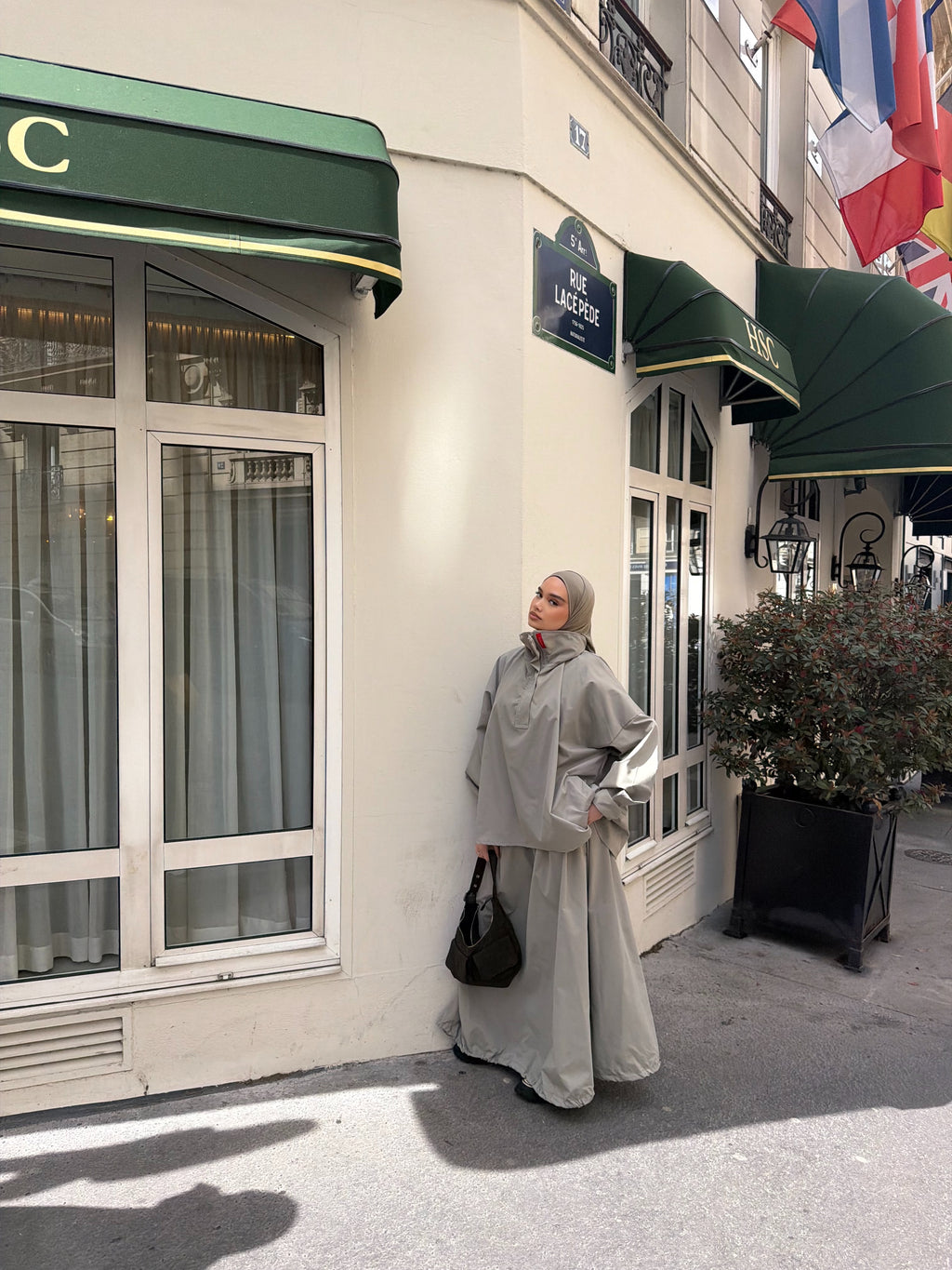 Ensemble Alicante Taupe-Vert d'eau