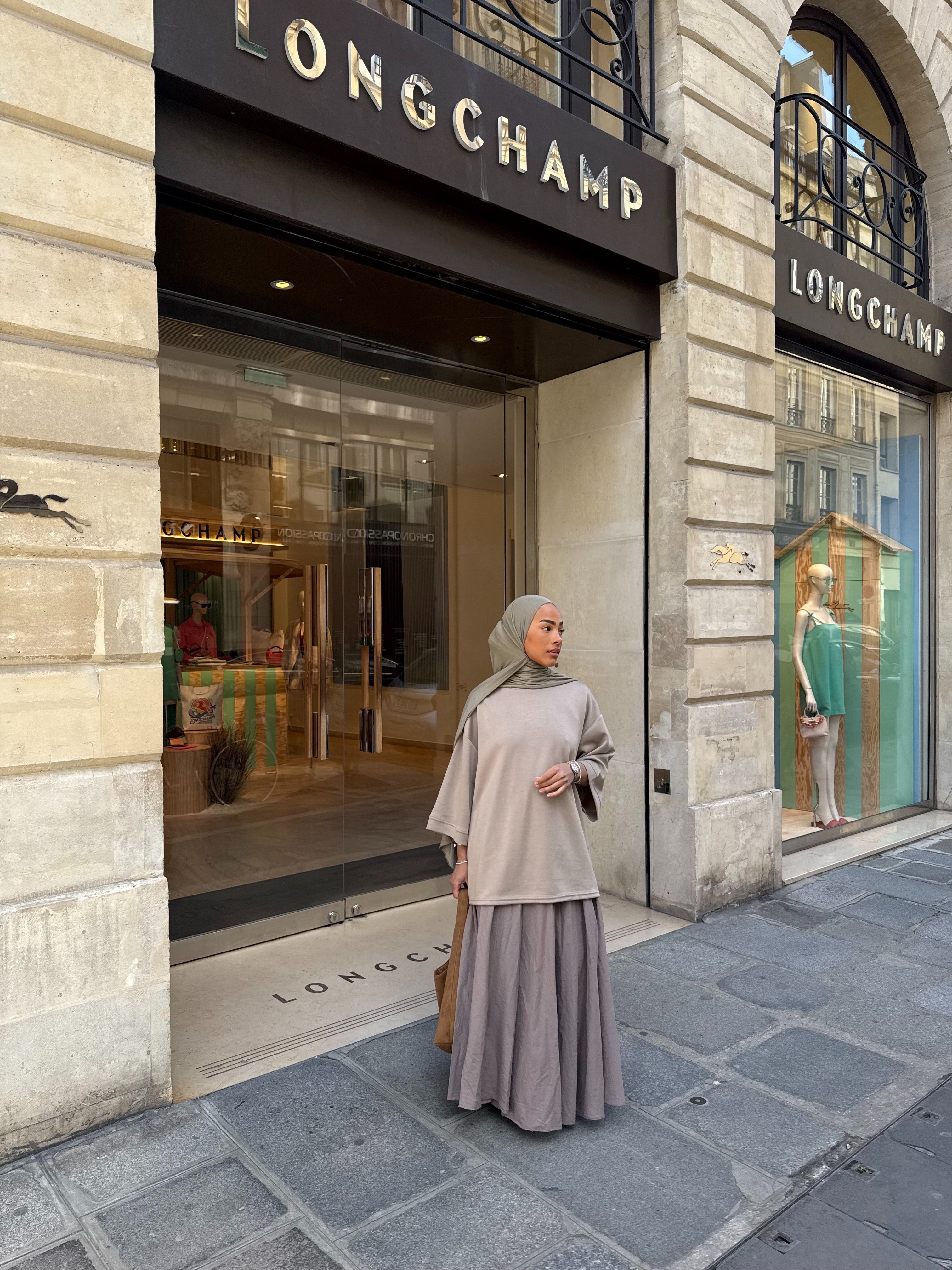 T-shirt Oversize Simple Taupe