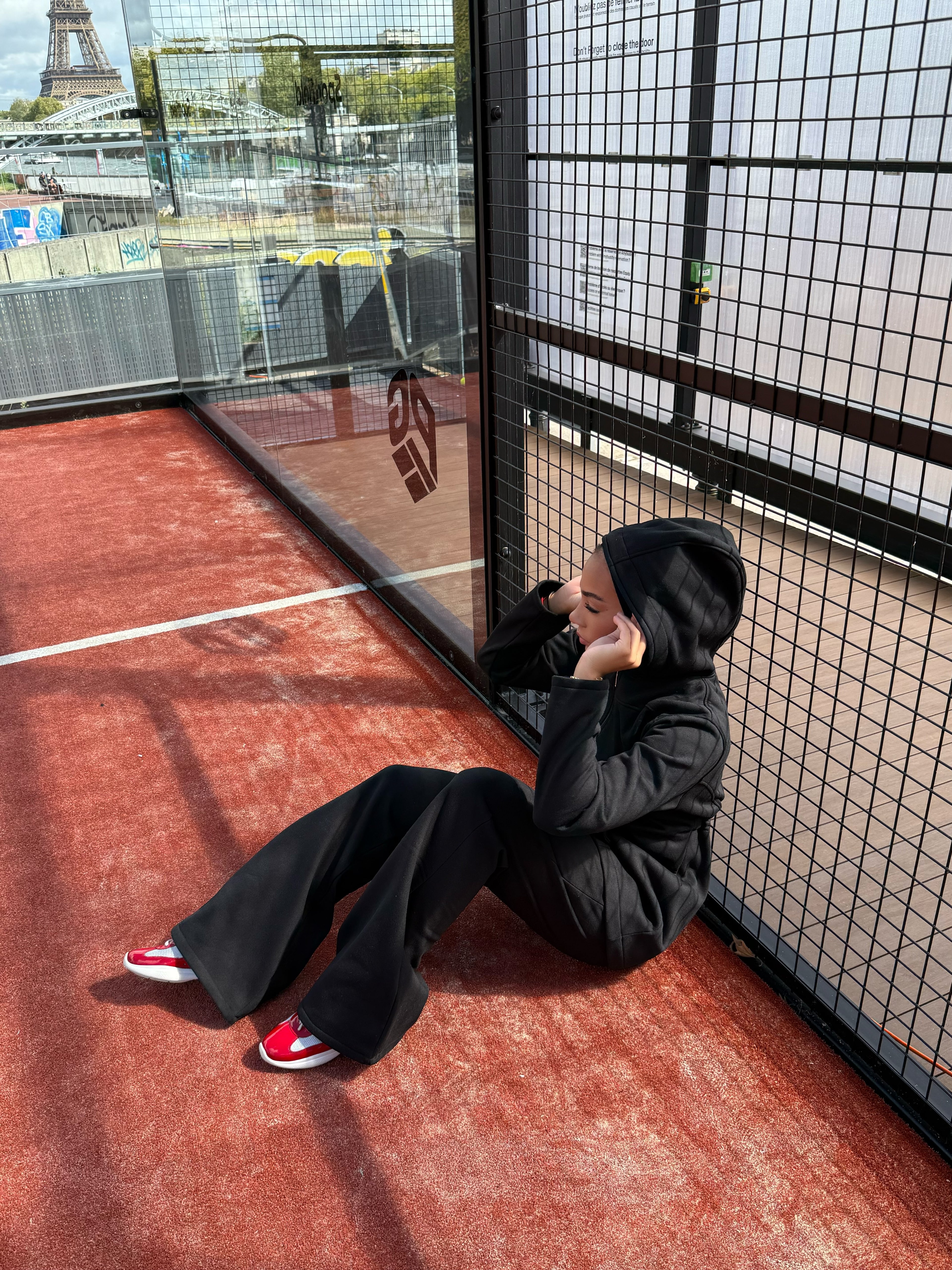 Ensemble jogging Noir Collection fit