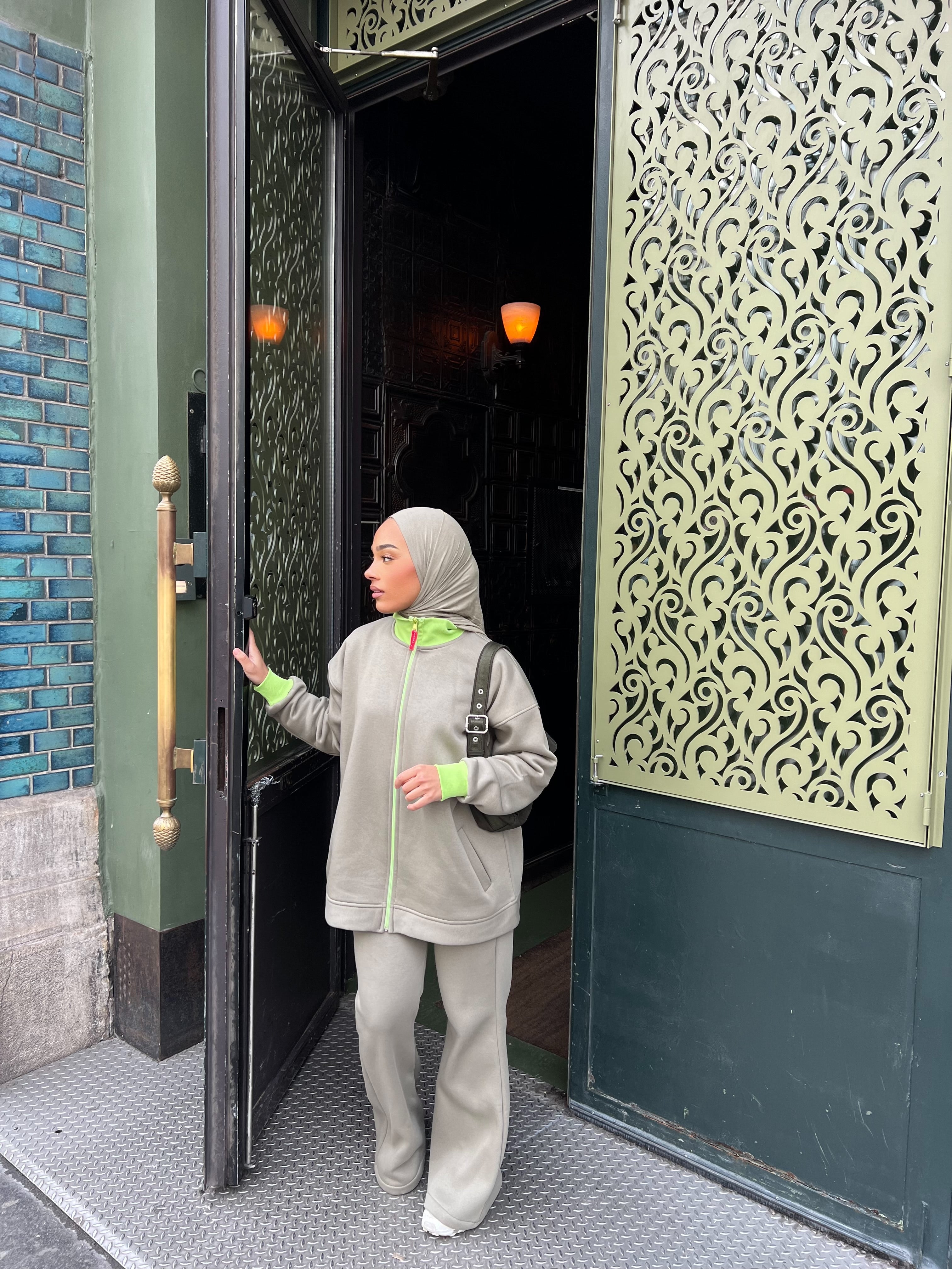 Ensemble Vichy Kaki ( ✈️ en cours d’acheminement expédition sous 7 jours ouvrés )