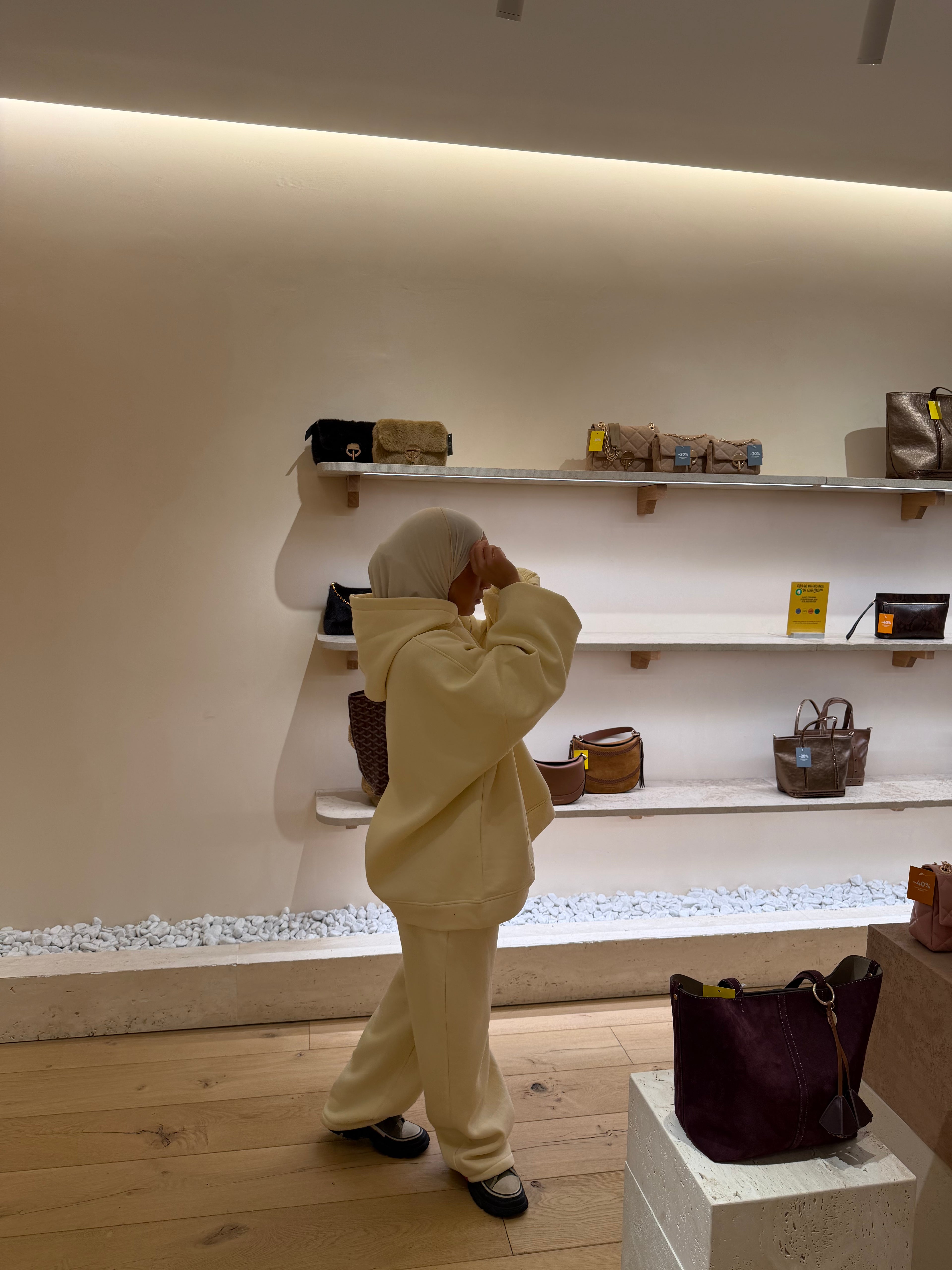 Ensemble Hoodie Heavy Beige butter