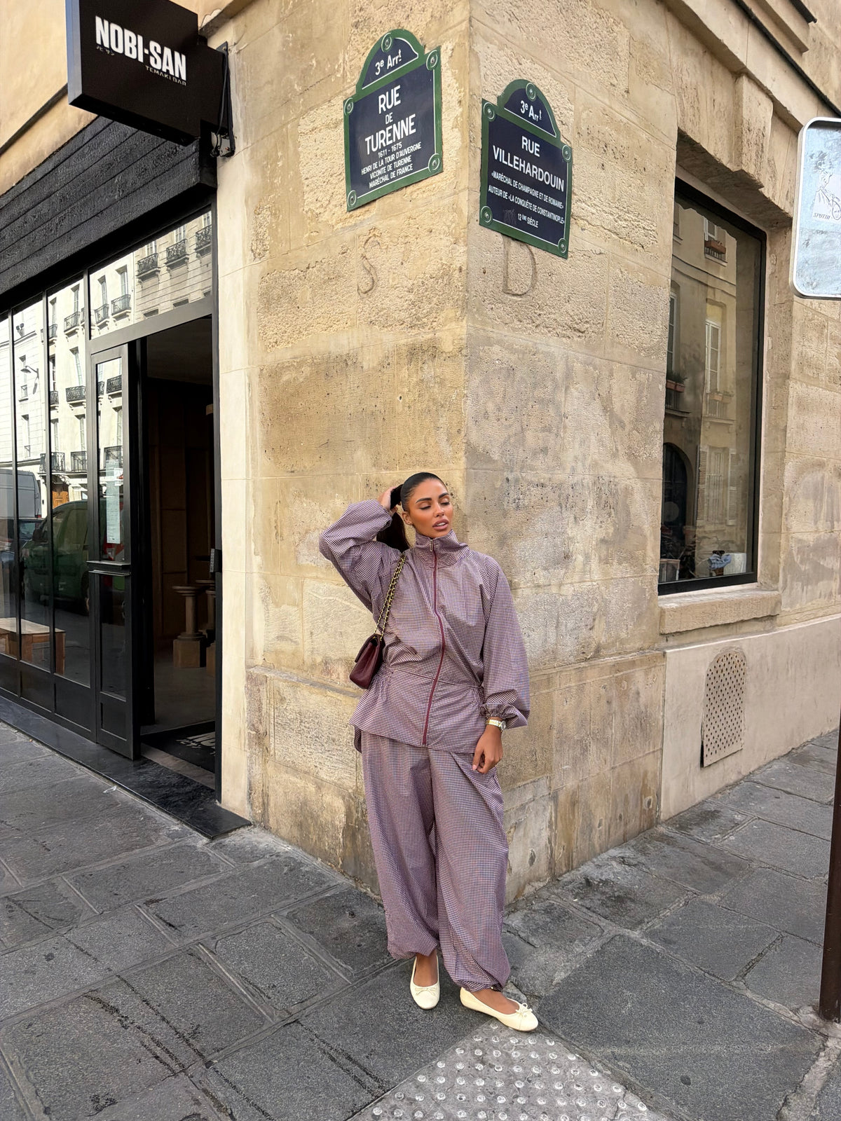 Ensemble Nadia - Bordeau-Blanc (Pied-de-Poule)