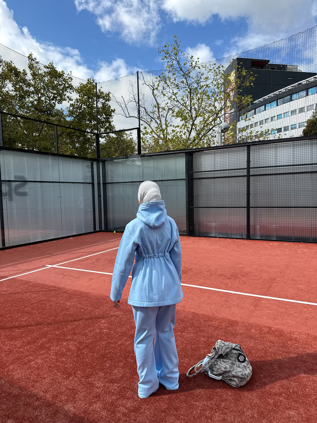 Ensemble fit girly  Bleu ciel