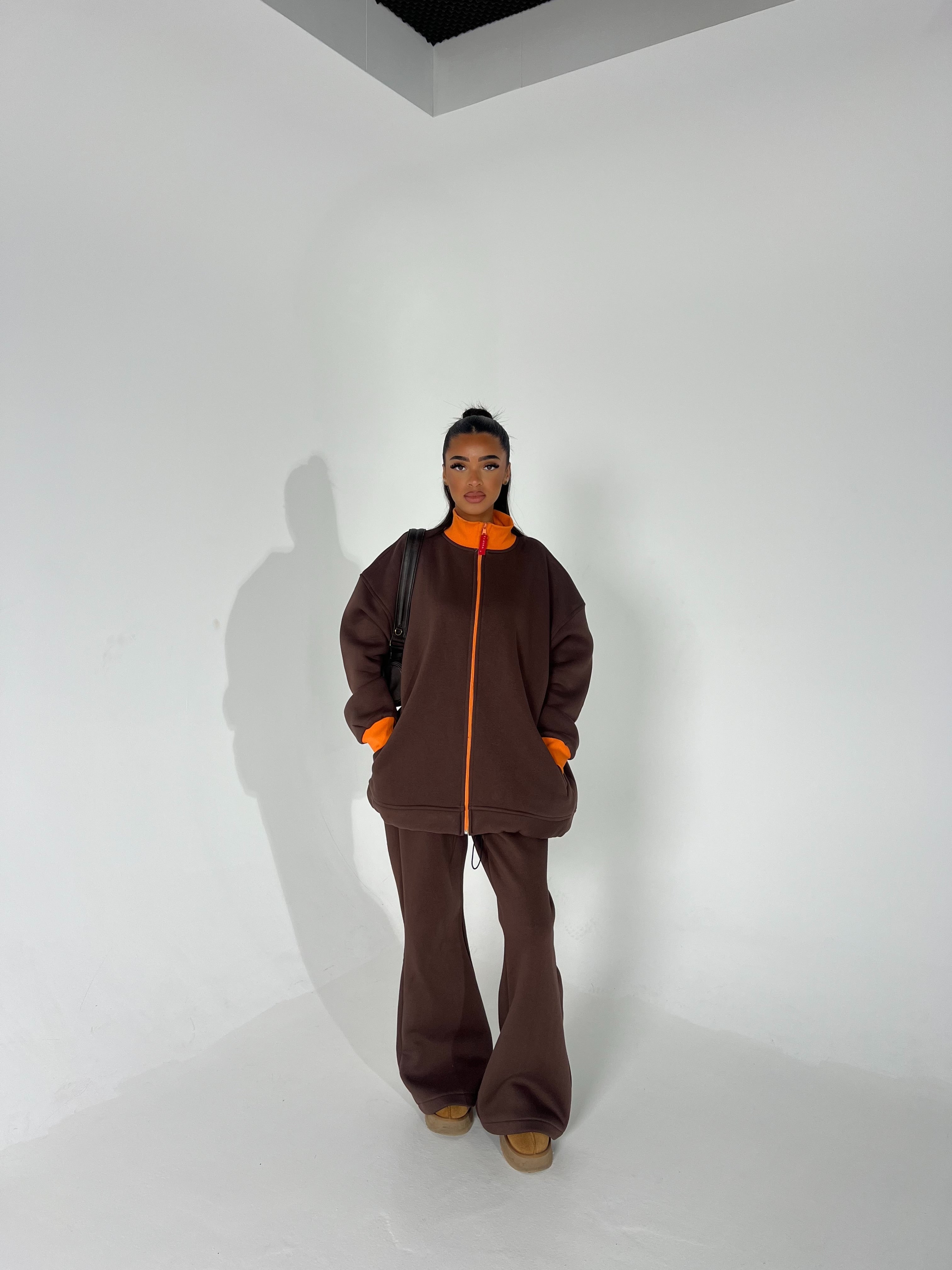 Ensemble Vichy Marron