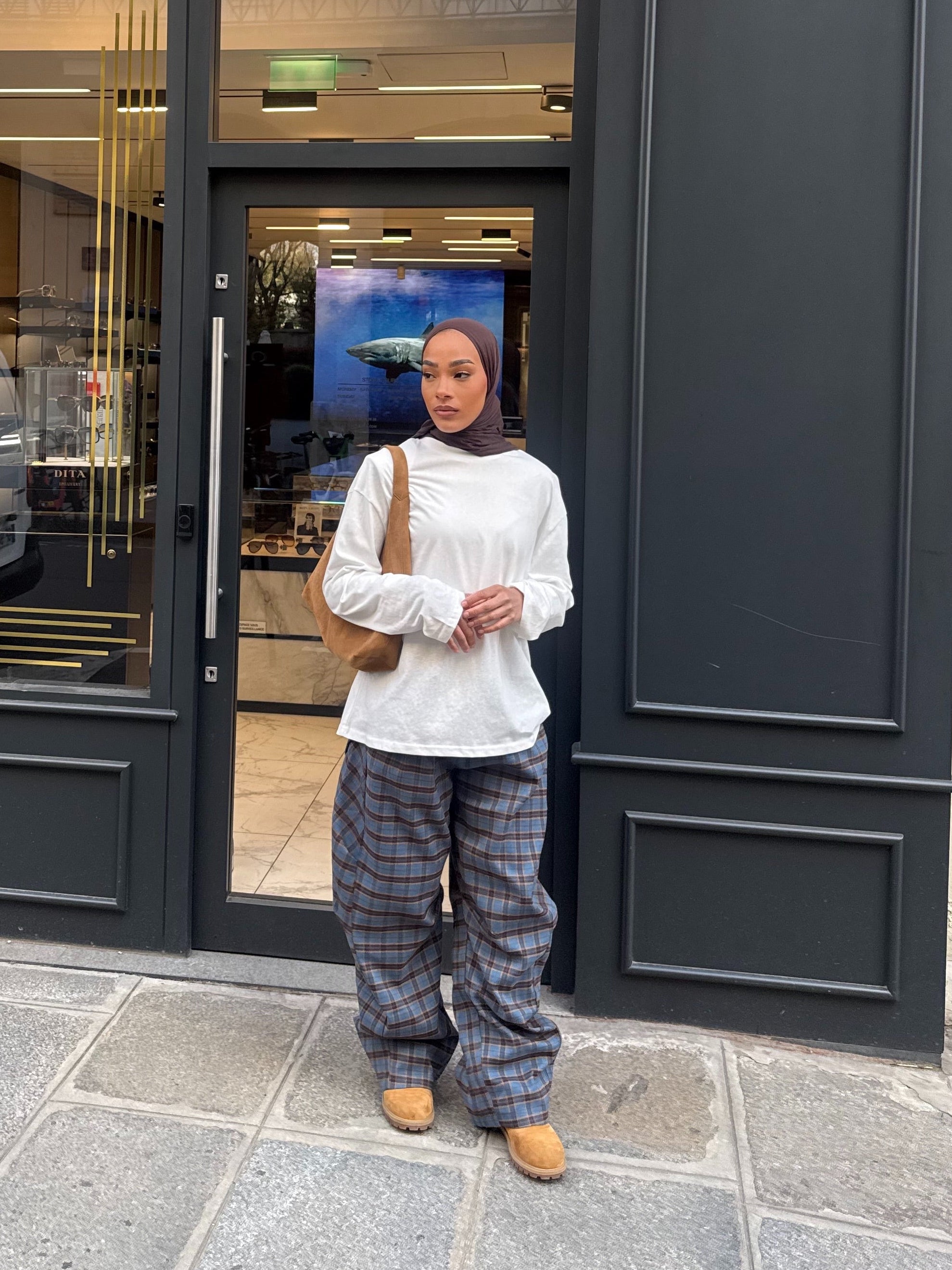 T-shirt à Épaulette Cactus Daria Blanc