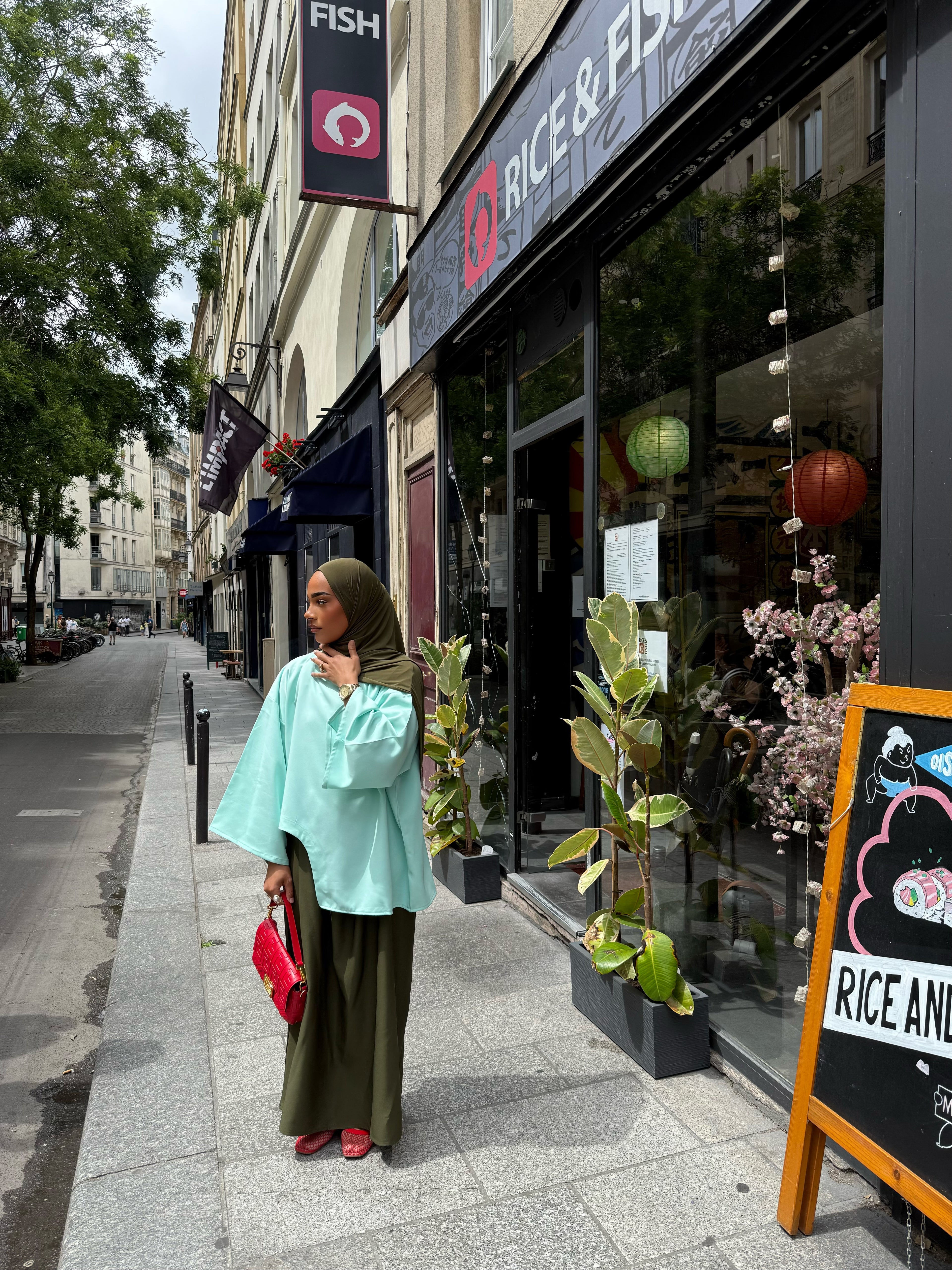 T-shirt Oversize Bleu Cien Pale