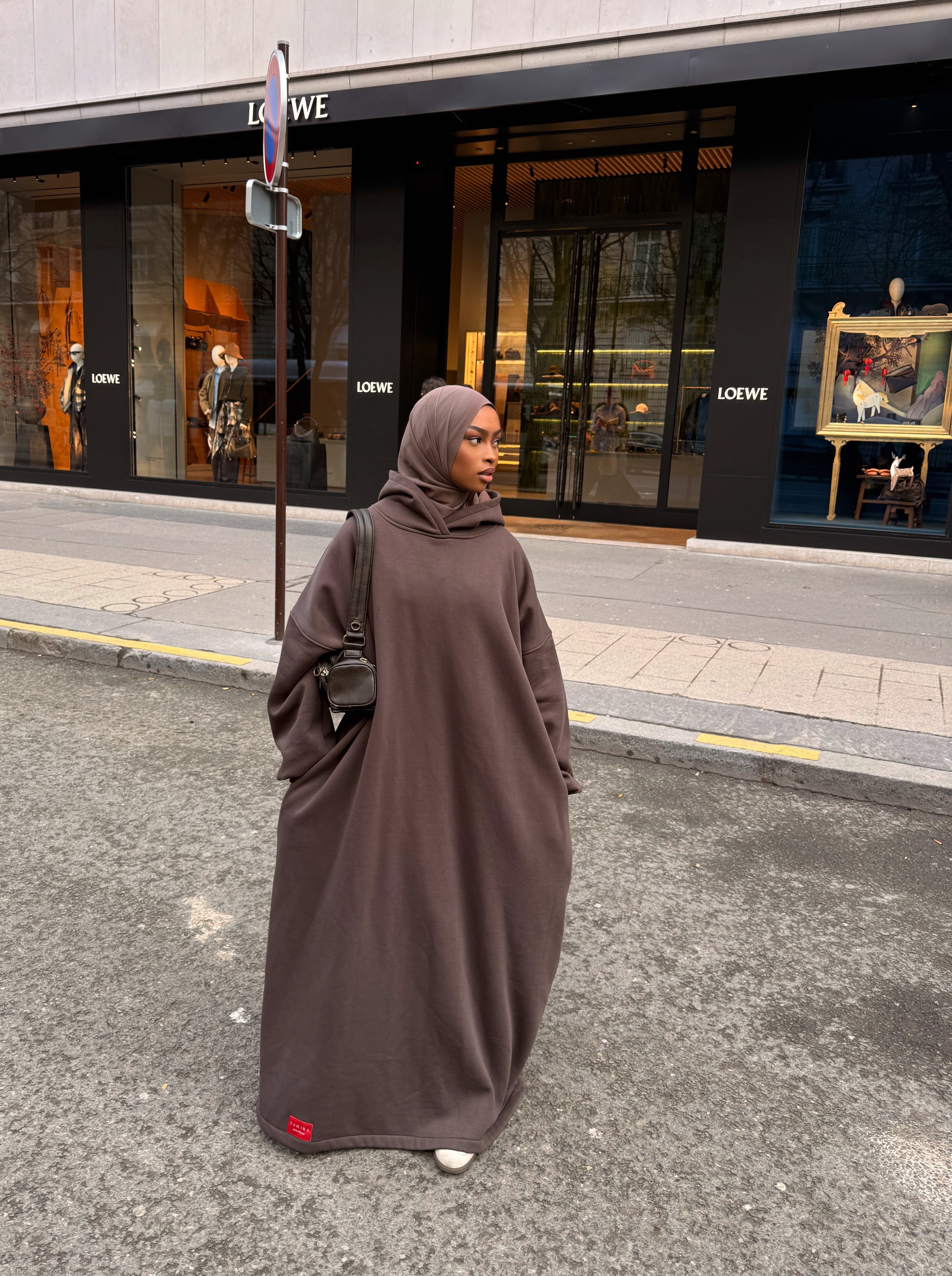 Robe sweat Layyin Marron